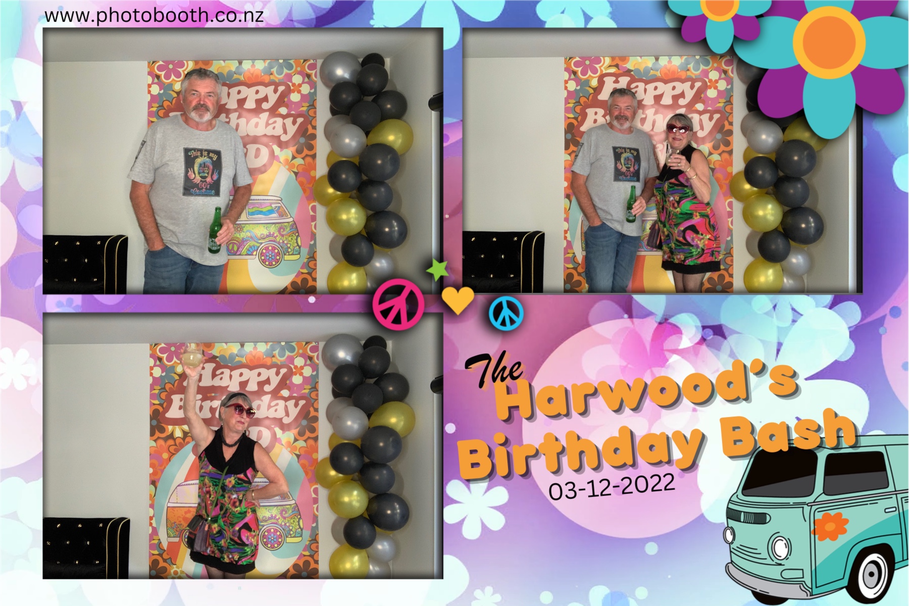 The Harwood's Birthday Bash | View more photos from the event at gallery.photobooth.co.nz/u/SelfieCentral/The-Harwoods-Birthday-Bash