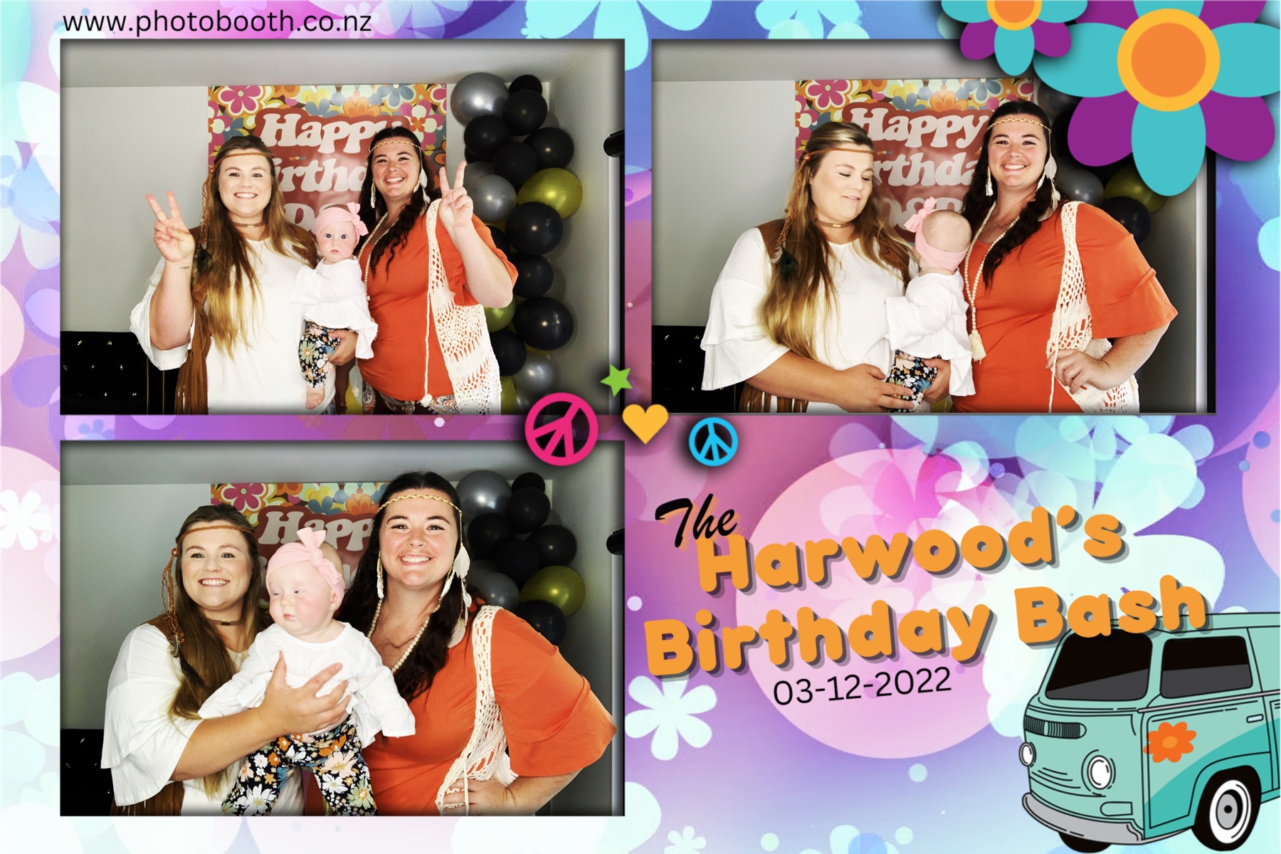 The Harwood's Birthday Bash | View more photos from the event at gallery.photobooth.co.nz/u/SelfieCentral/The-Harwoods-Birthday-Bash