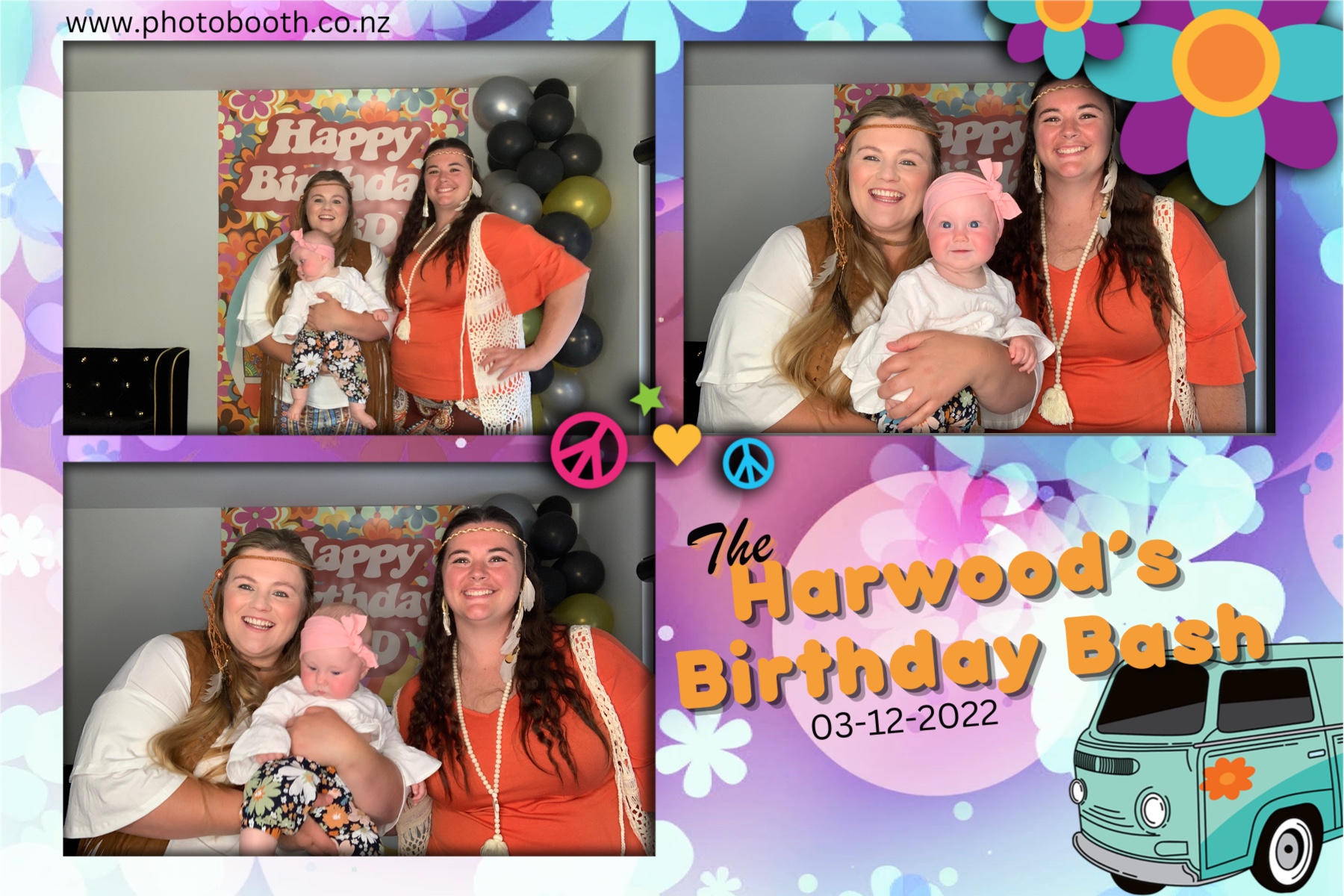 The Harwood's Birthday Bash | View more photos from the event at gallery.photobooth.co.nz/u/SelfieCentral/The-Harwoods-Birthday-Bash