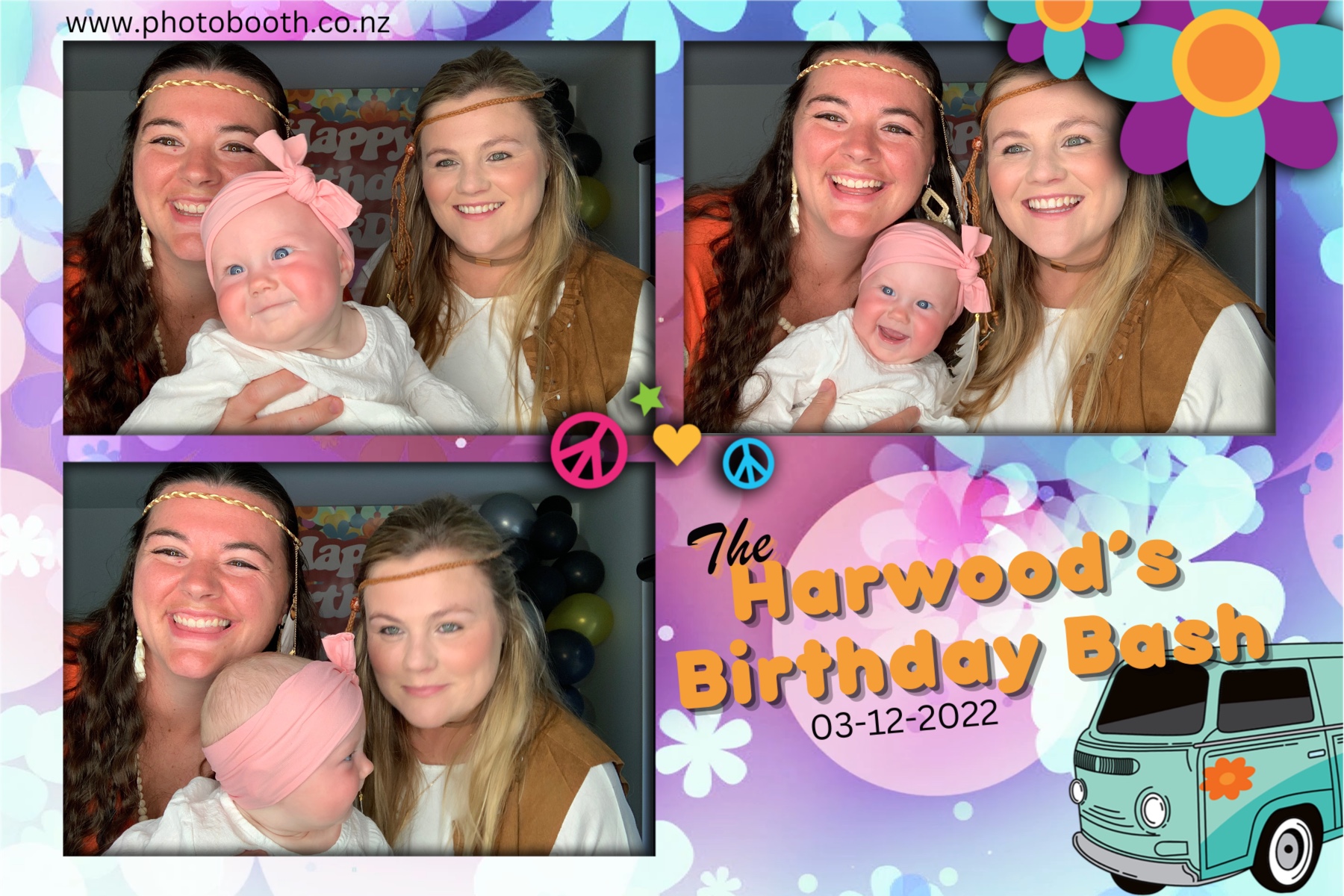 The Harwood's Birthday Bash | View more photos from the event at gallery.photobooth.co.nz/u/SelfieCentral/The-Harwoods-Birthday-Bash