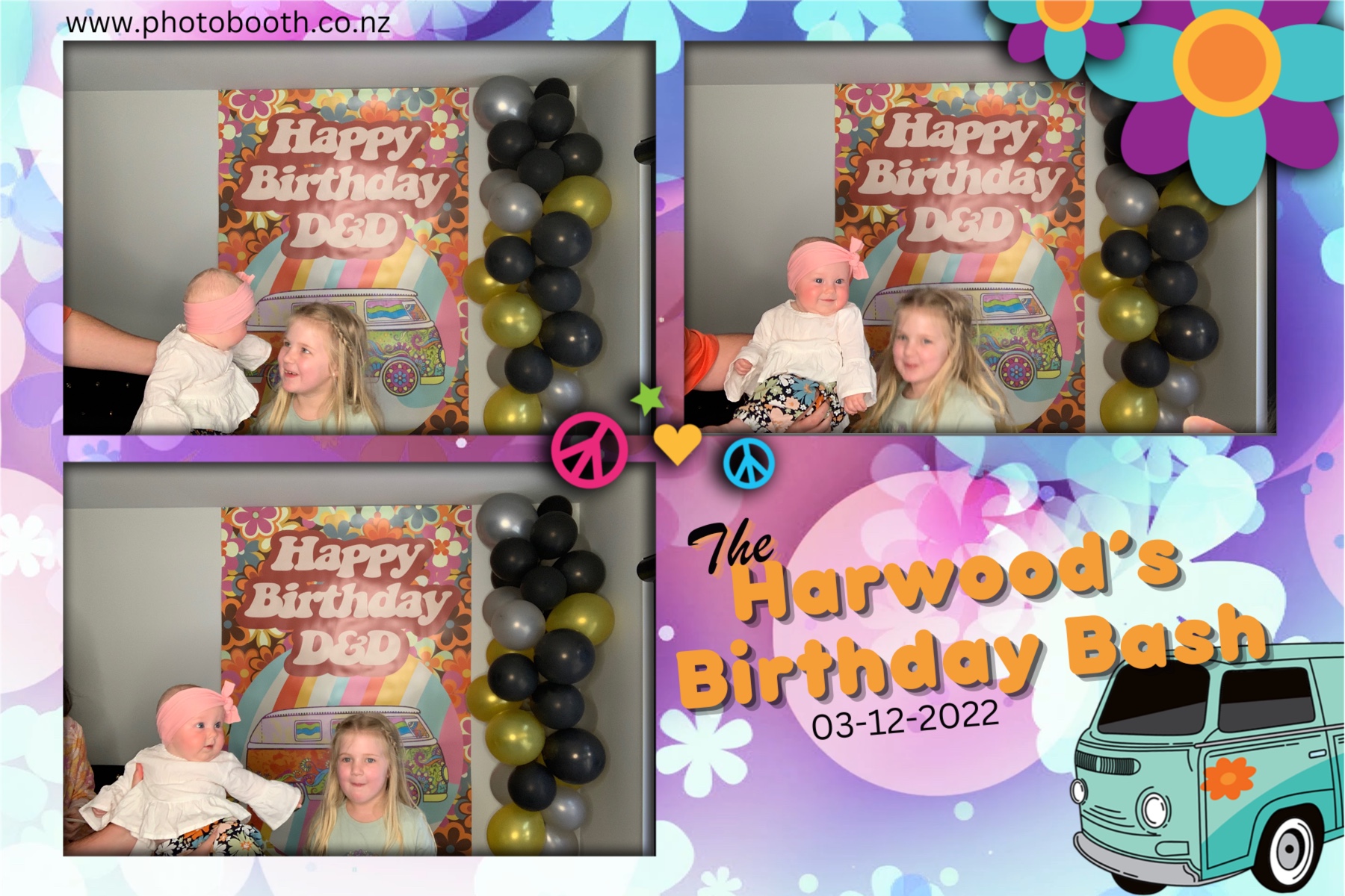 The Harwood's Birthday Bash | View more photos from the event at gallery.photobooth.co.nz/u/SelfieCentral/The-Harwoods-Birthday-Bash