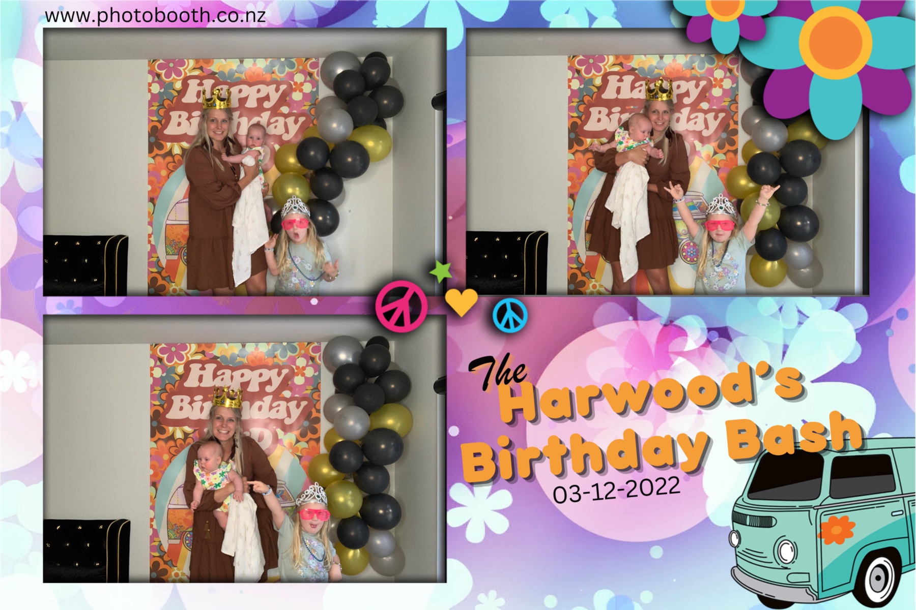 The Harwood's Birthday Bash | View more photos from the event at gallery.photobooth.co.nz/u/SelfieCentral/The-Harwoods-Birthday-Bash