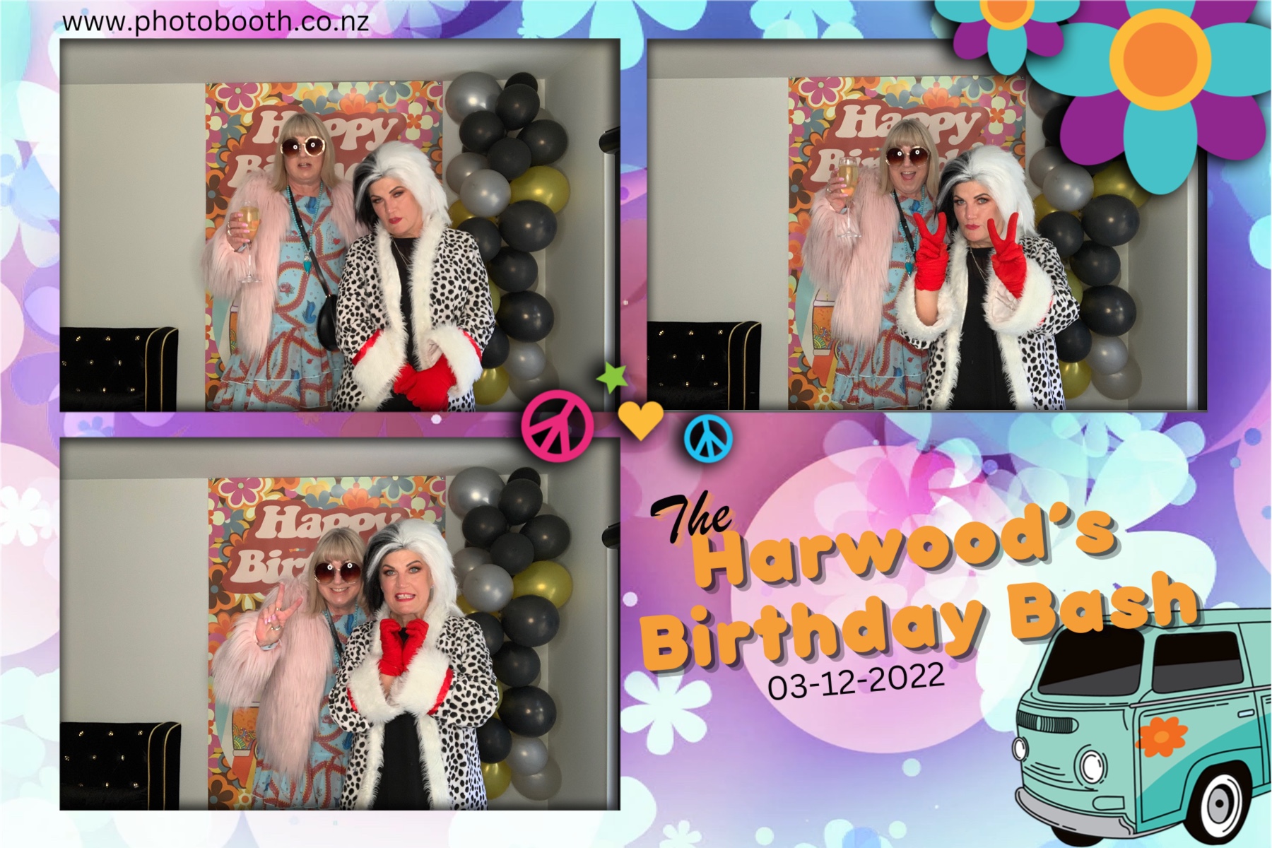 The Harwood's Birthday Bash | View more photos from the event at gallery.photobooth.co.nz/u/SelfieCentral/The-Harwoods-Birthday-Bash