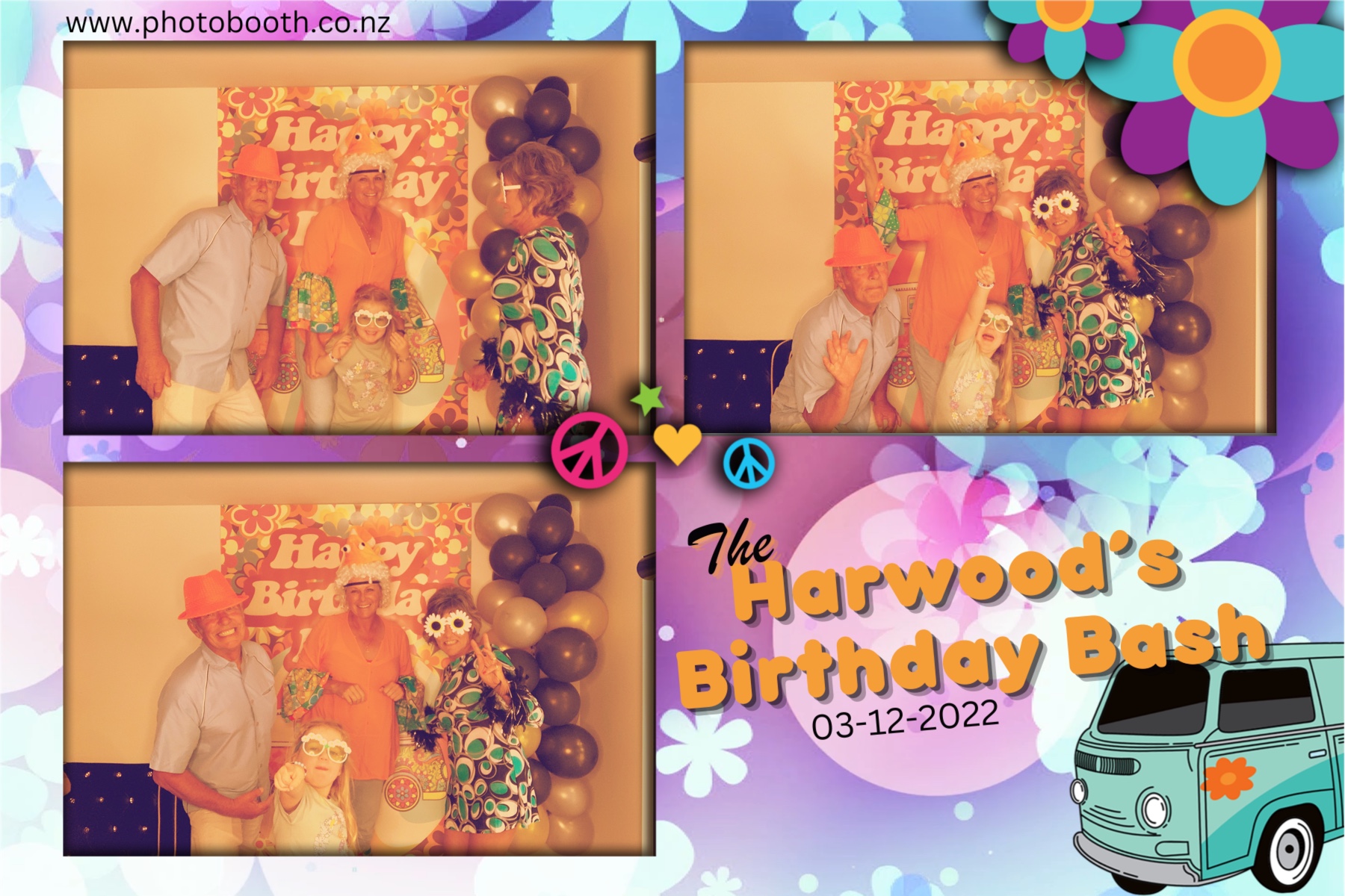 The Harwood's Birthday Bash | View more photos from the event at gallery.photobooth.co.nz/u/SelfieCentral/The-Harwoods-Birthday-Bash