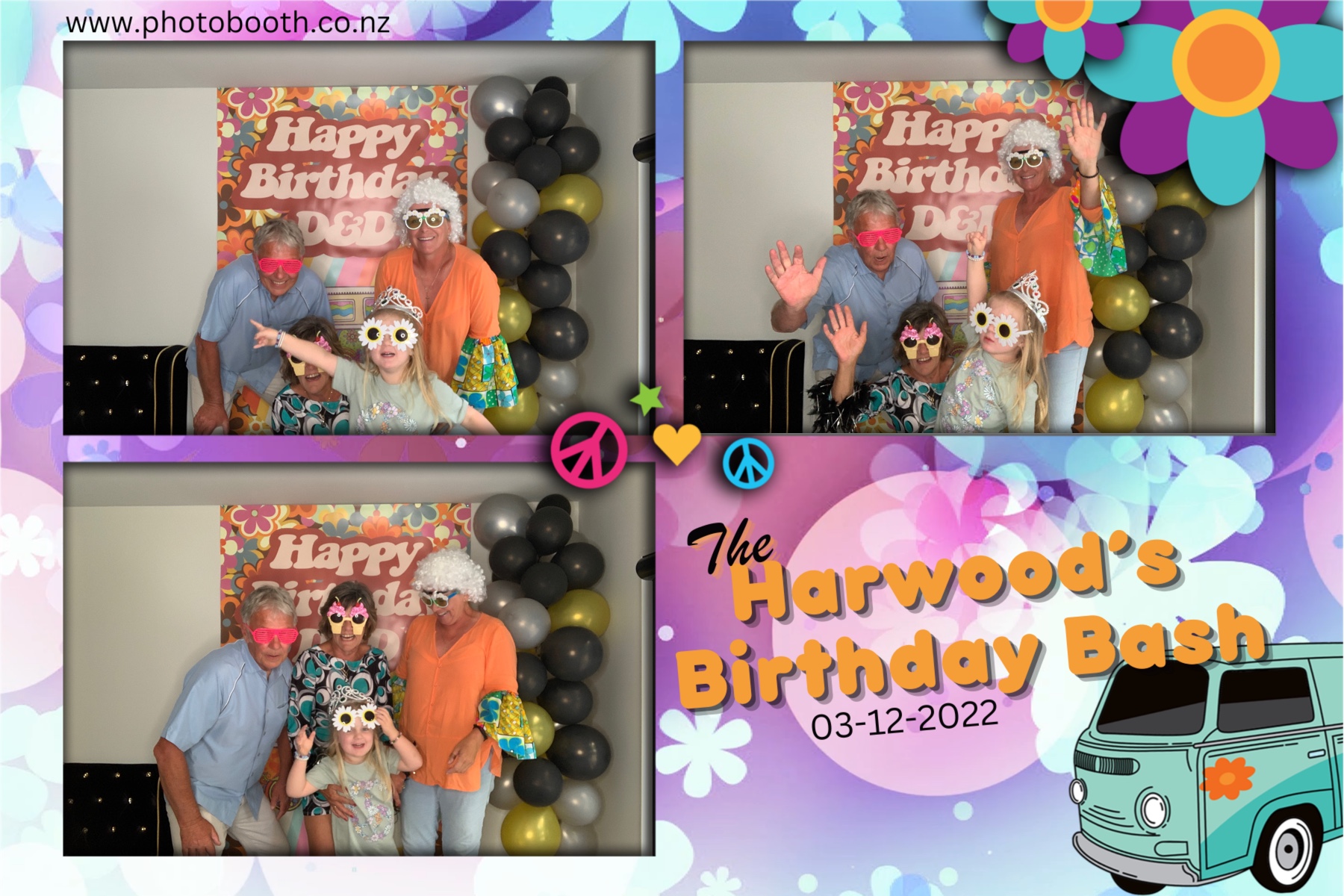 The Harwood's Birthday Bash | View more photos from the event at gallery.photobooth.co.nz/u/SelfieCentral/The-Harwoods-Birthday-Bash