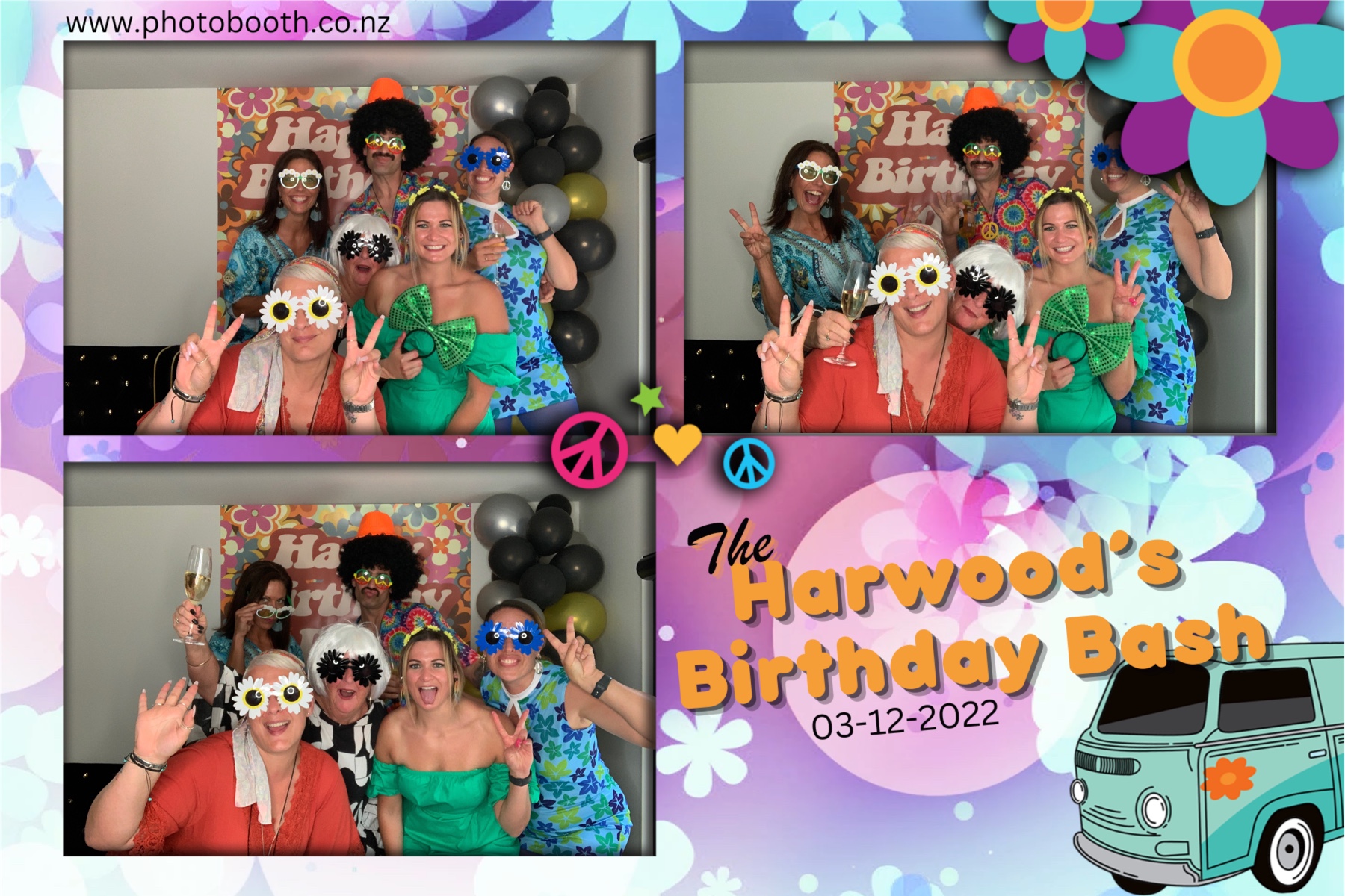 The Harwood's Birthday Bash | View more photos from the event at gallery.photobooth.co.nz/u/SelfieCentral/The-Harwoods-Birthday-Bash