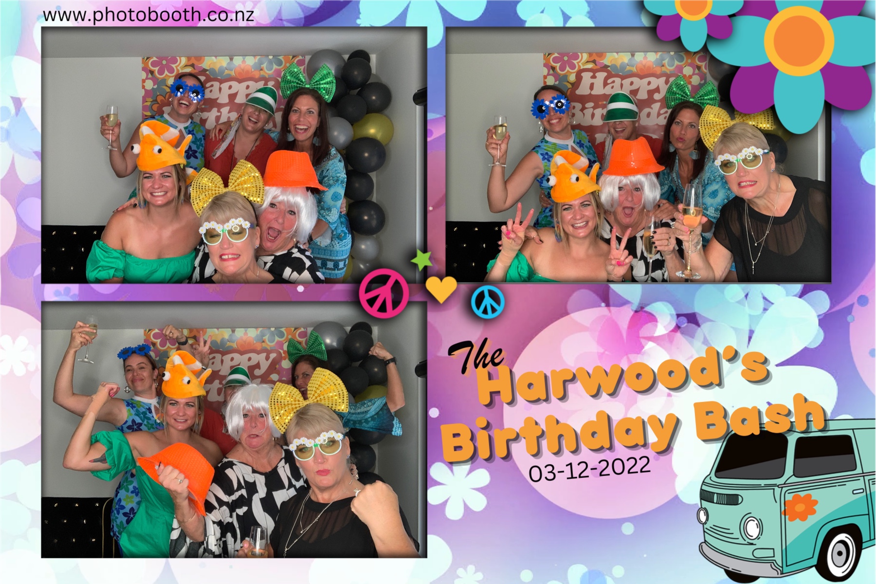 The Harwood's Birthday Bash | View more photos from the event at gallery.photobooth.co.nz/u/SelfieCentral/The-Harwoods-Birthday-Bash
