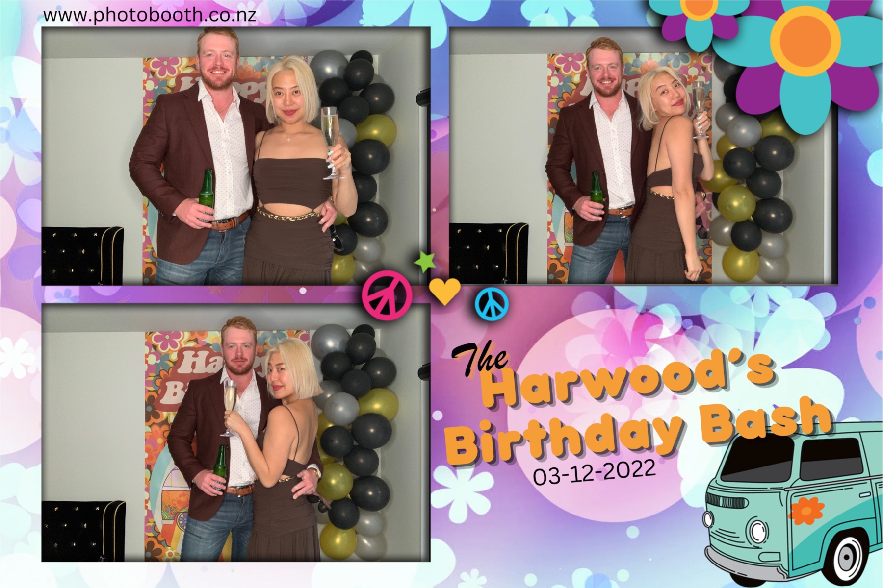 The Harwood's Birthday Bash | View more photos from the event at gallery.photobooth.co.nz/u/SelfieCentral/The-Harwoods-Birthday-Bash