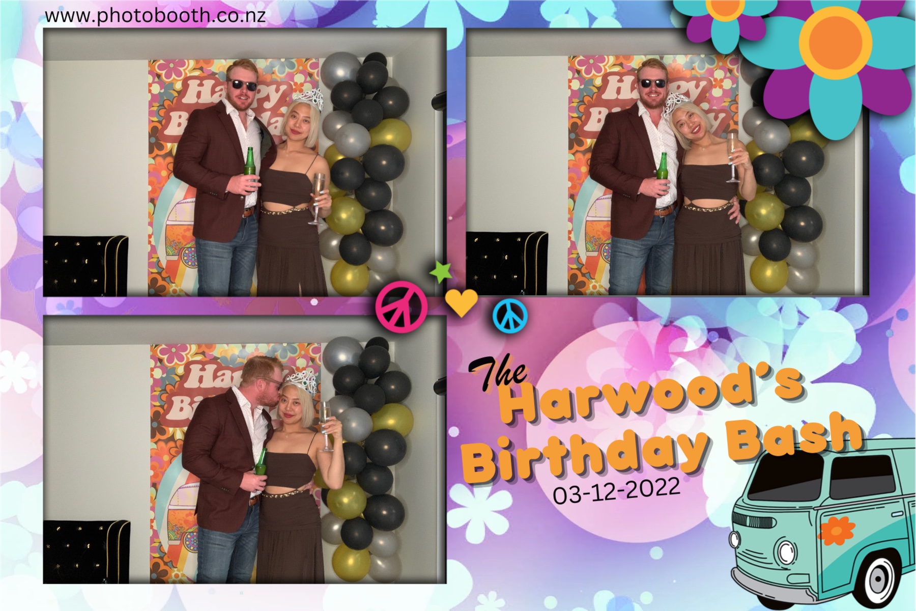 The Harwood's Birthday Bash | View more photos from the event at gallery.photobooth.co.nz/u/SelfieCentral/The-Harwoods-Birthday-Bash