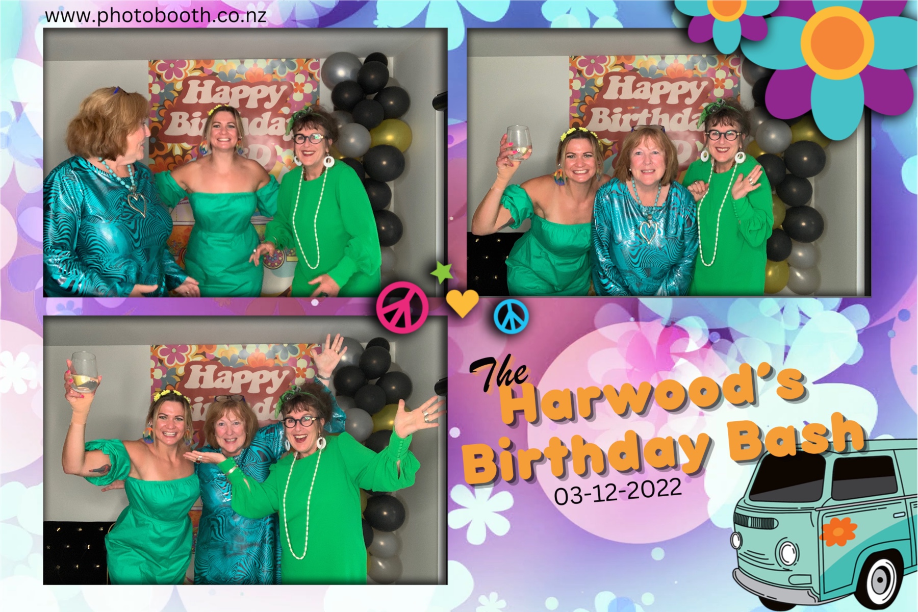 The Harwood's Birthday Bash | View more photos from the event at gallery.photobooth.co.nz/u/SelfieCentral/The-Harwoods-Birthday-Bash