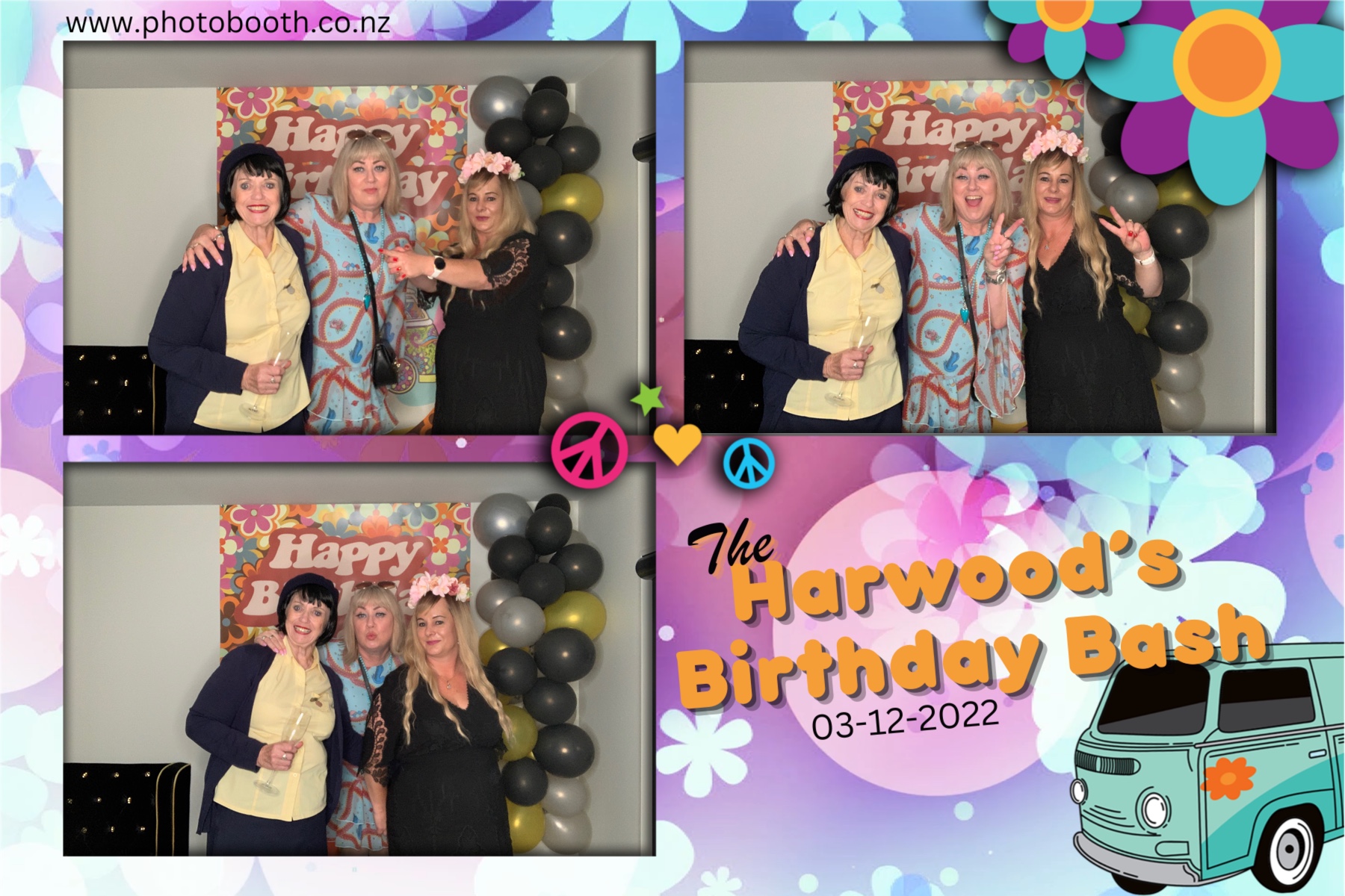 The Harwood's Birthday Bash | View more photos from the event at gallery.photobooth.co.nz/u/SelfieCentral/The-Harwoods-Birthday-Bash