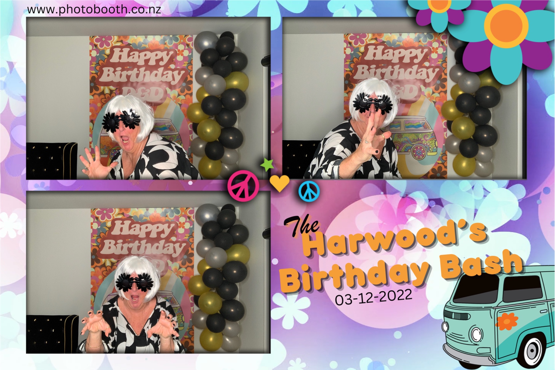 The Harwood's Birthday Bash | View more photos from the event at gallery.photobooth.co.nz/u/SelfieCentral/The-Harwoods-Birthday-Bash
