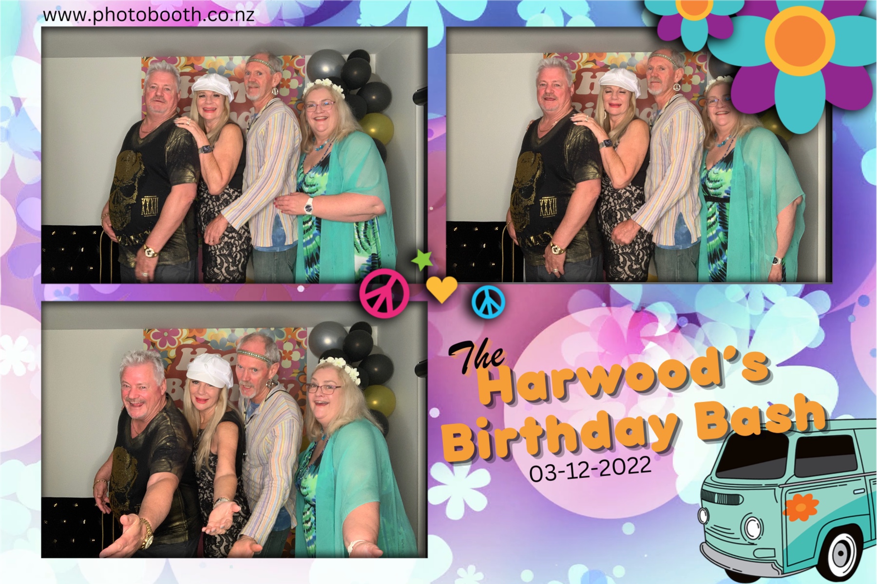 The Harwood's Birthday Bash | View more photos from the event at gallery.photobooth.co.nz/u/SelfieCentral/The-Harwoods-Birthday-Bash