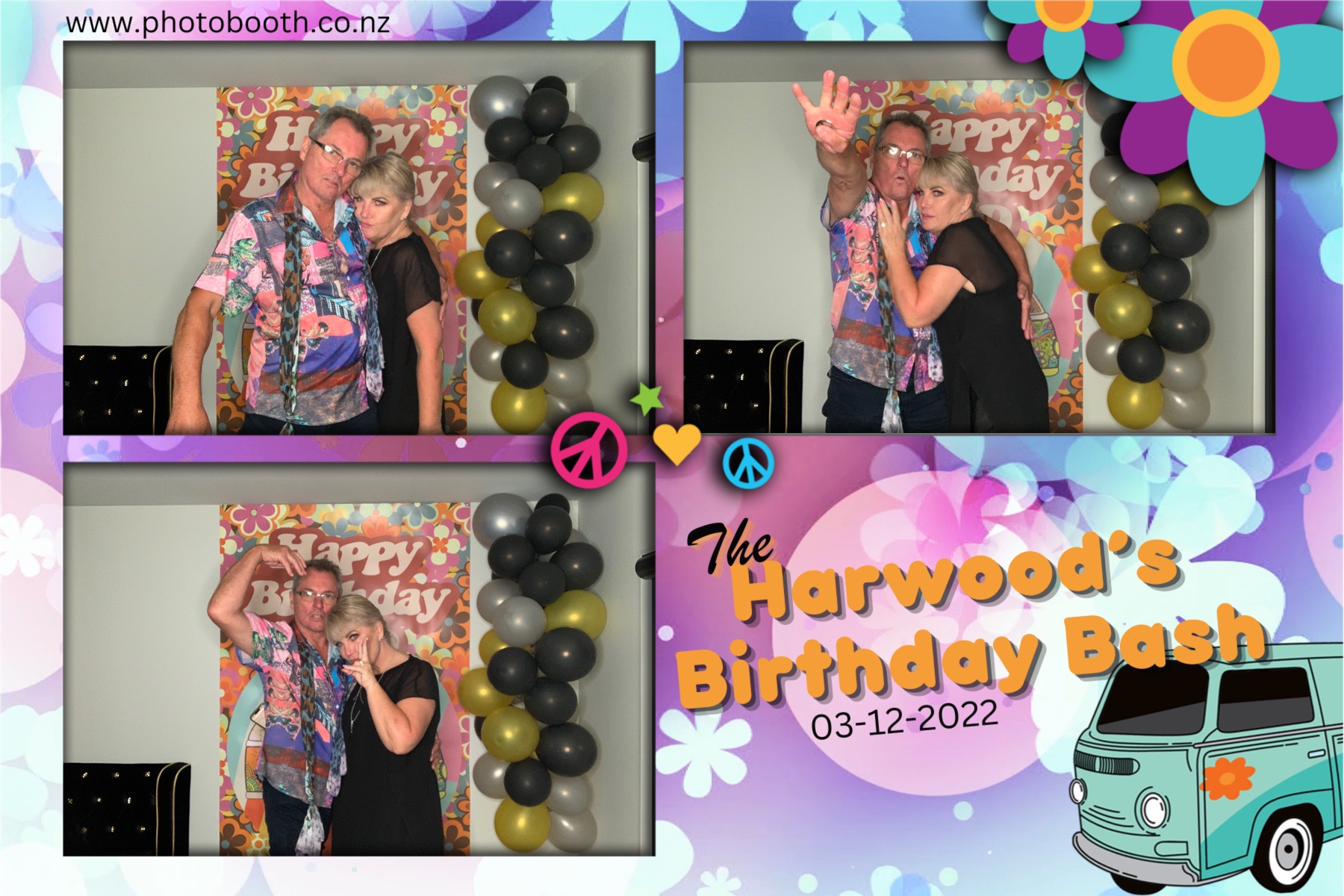 The Harwood's Birthday Bash | View more photos from the event at gallery.photobooth.co.nz/u/SelfieCentral/The-Harwoods-Birthday-Bash