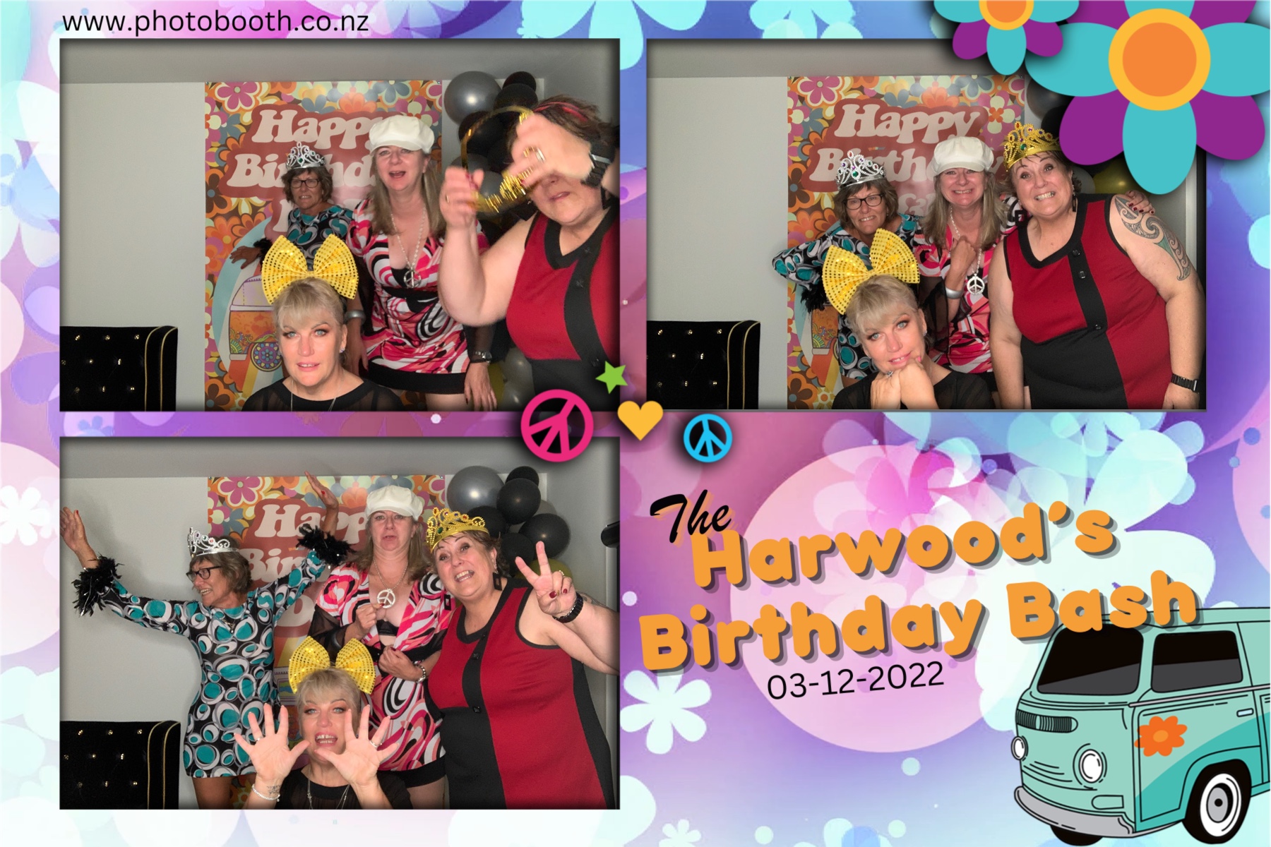 The Harwood's Birthday Bash | View more photos from the event at gallery.photobooth.co.nz/u/SelfieCentral/The-Harwoods-Birthday-Bash