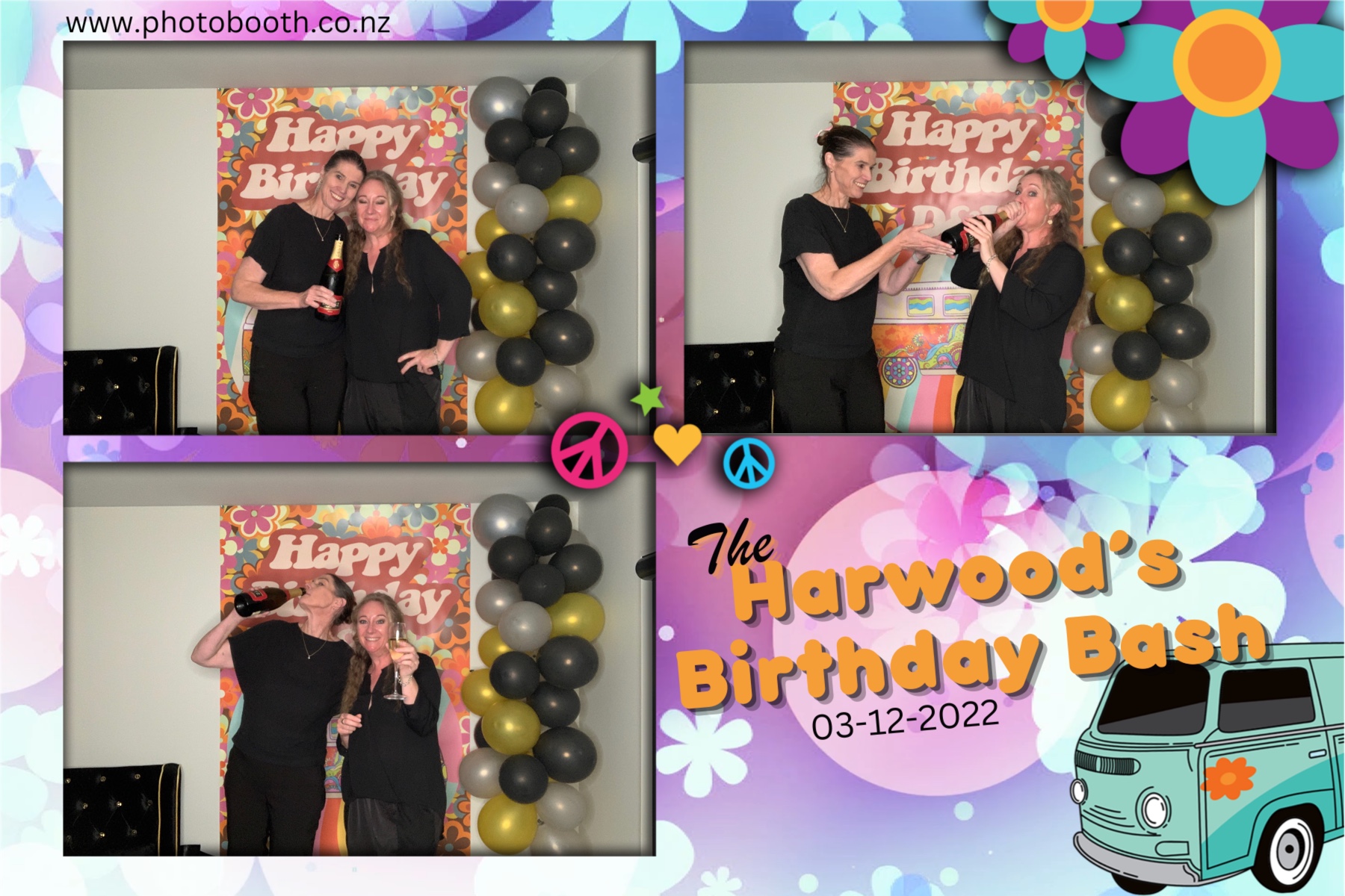 The Harwood's Birthday Bash | View more photos from the event at gallery.photobooth.co.nz/u/SelfieCentral/The-Harwoods-Birthday-Bash