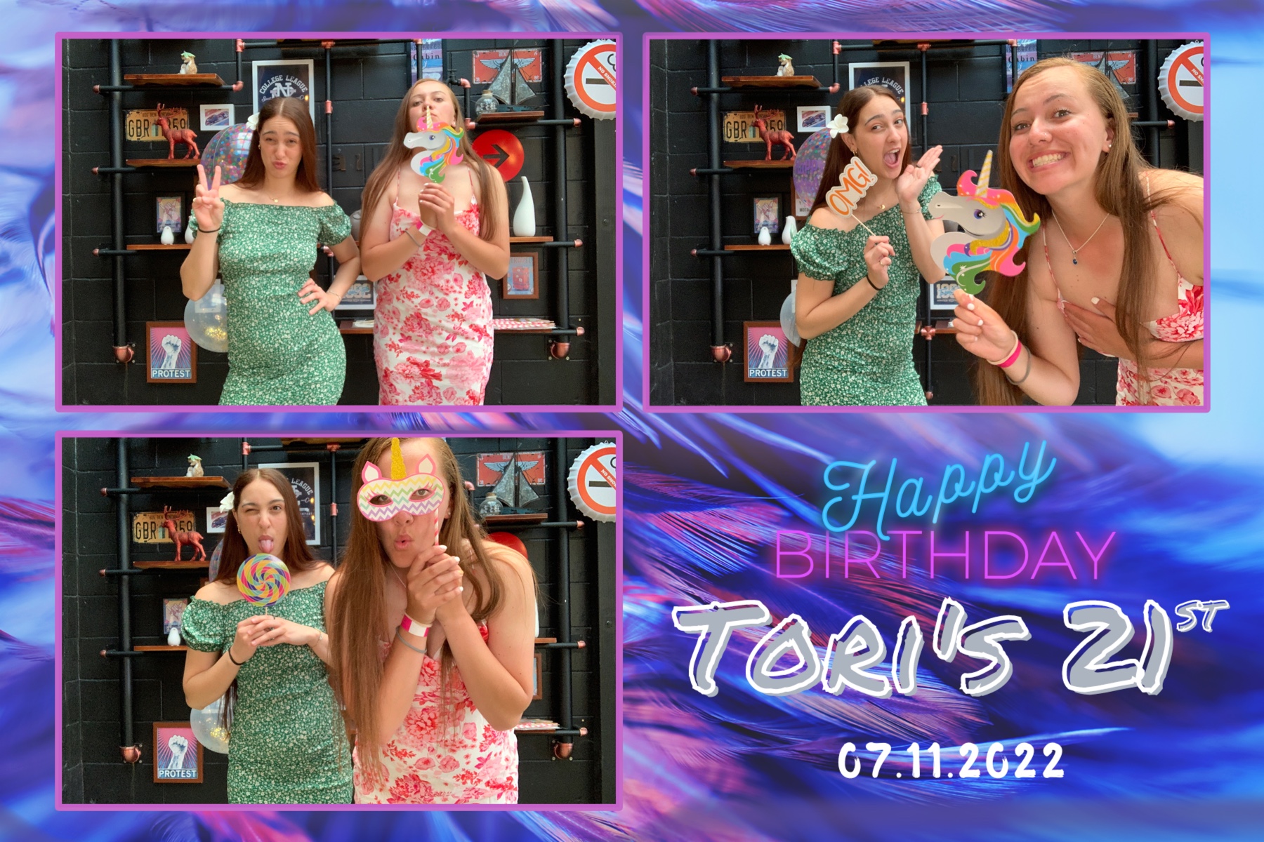Tori's 21st | View more photos from the event at gallery.photobooth.co.nz/u/SelfieCentral/Toris-21st