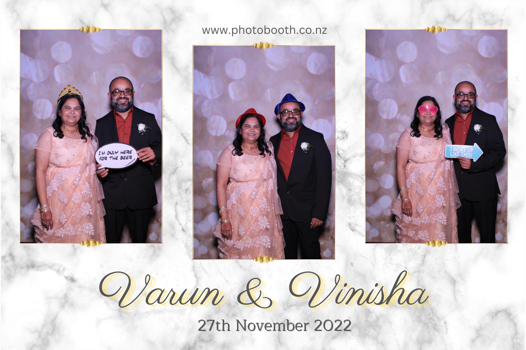 Varun & Vinisha's Wedding | View more photos from the event at gallery.photobooth.co.nz/u/SelfieCentral/Varun-Vinishas-Wedding