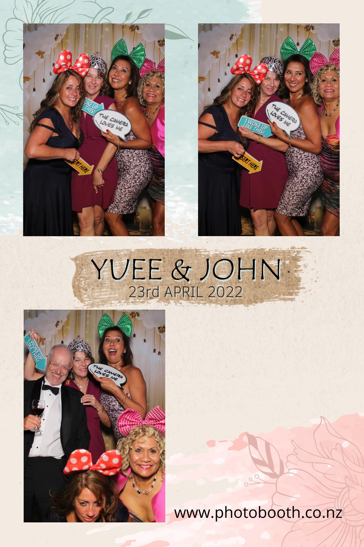 Yuee & John's Wedding | View more photos from the event at gallery.photobooth.co.nz/u/SelfieCentral/Yuee-Johns-Wedding
