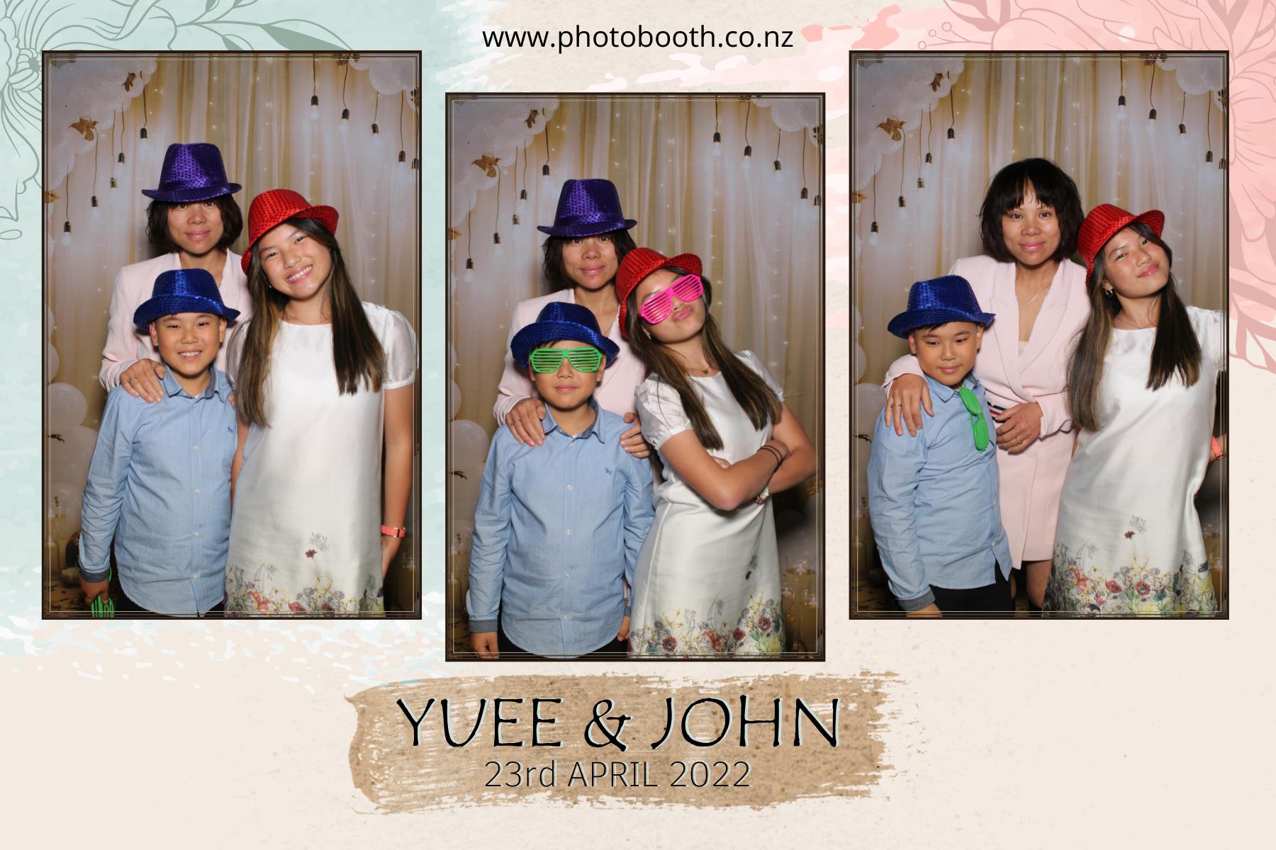 Yuee & John's Wedding | View more photos from the event at gallery.photobooth.co.nz/u/SelfieCentral/Yuee-Johns-Wedding