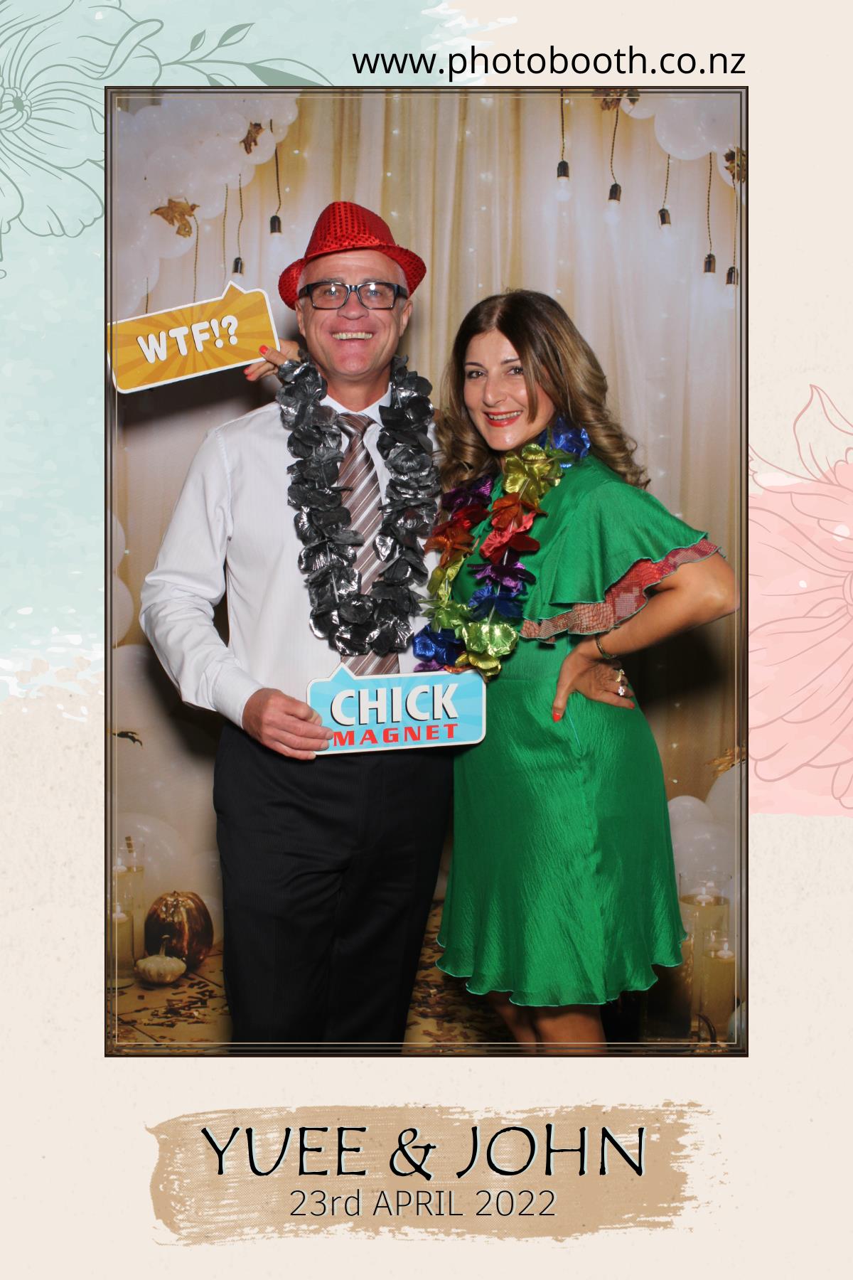 Yuee & John's Wedding | View more photos from the event at gallery.photobooth.co.nz/u/SelfieCentral/Yuee-Johns-Wedding