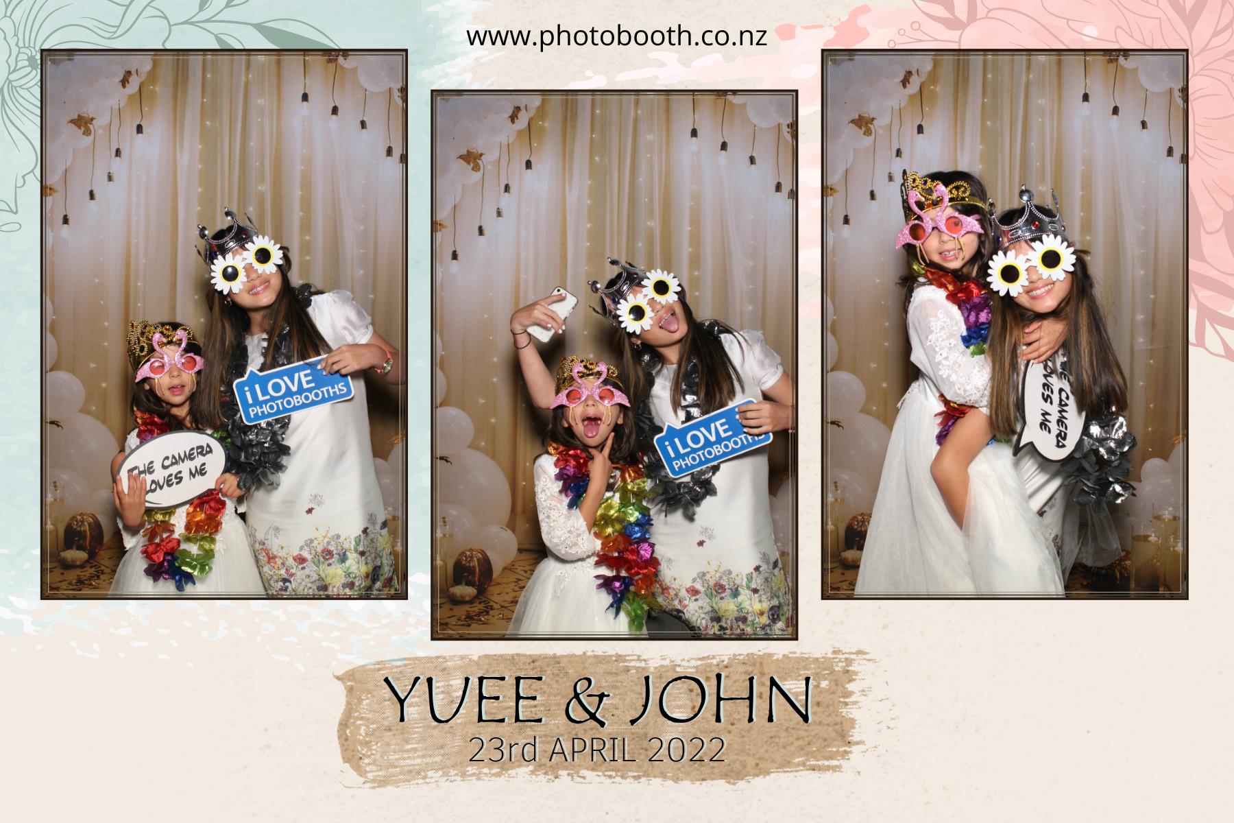 Yuee & John's Wedding | View more photos from the event at gallery.photobooth.co.nz/u/SelfieCentral/Yuee-Johns-Wedding