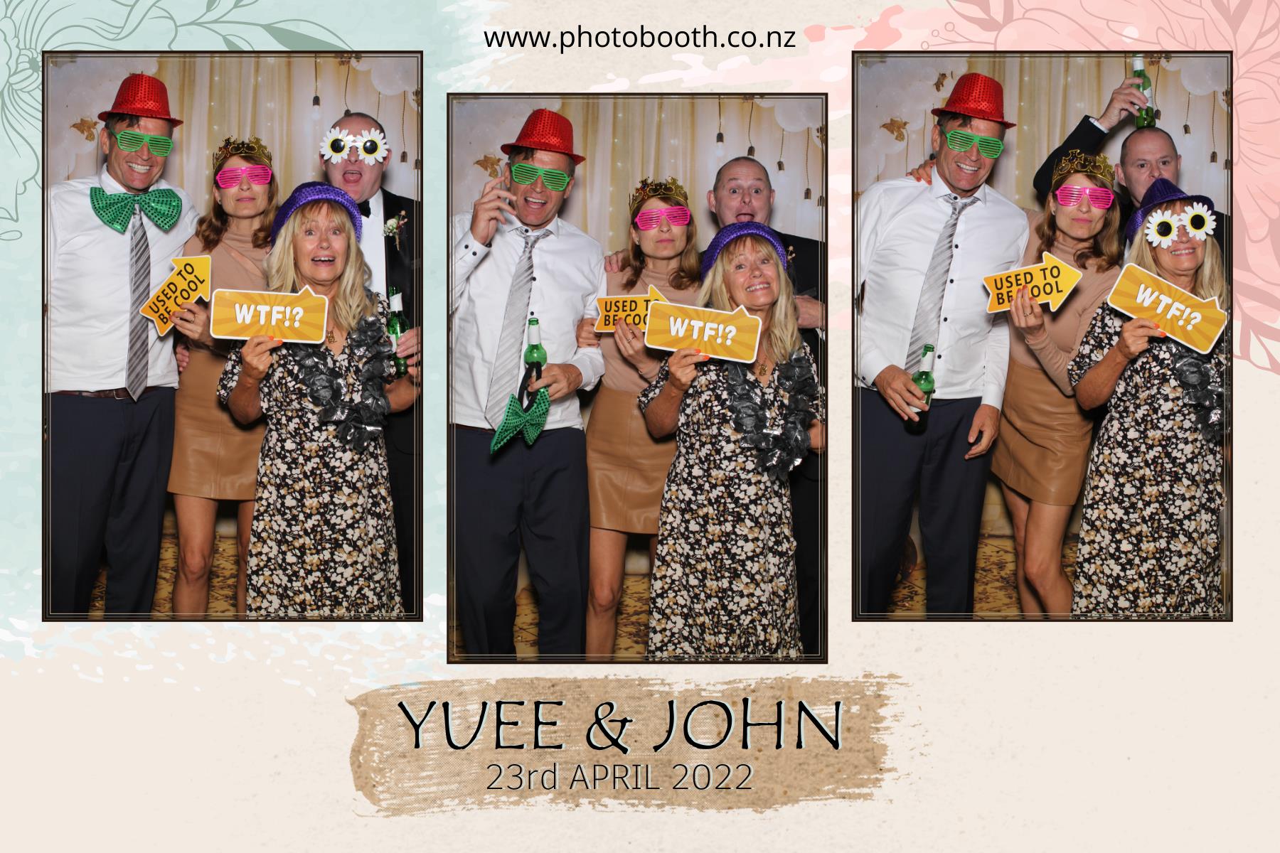 Yuee & John's Wedding | View more photos from the event at gallery.photobooth.co.nz/u/SelfieCentral/Yuee-Johns-Wedding