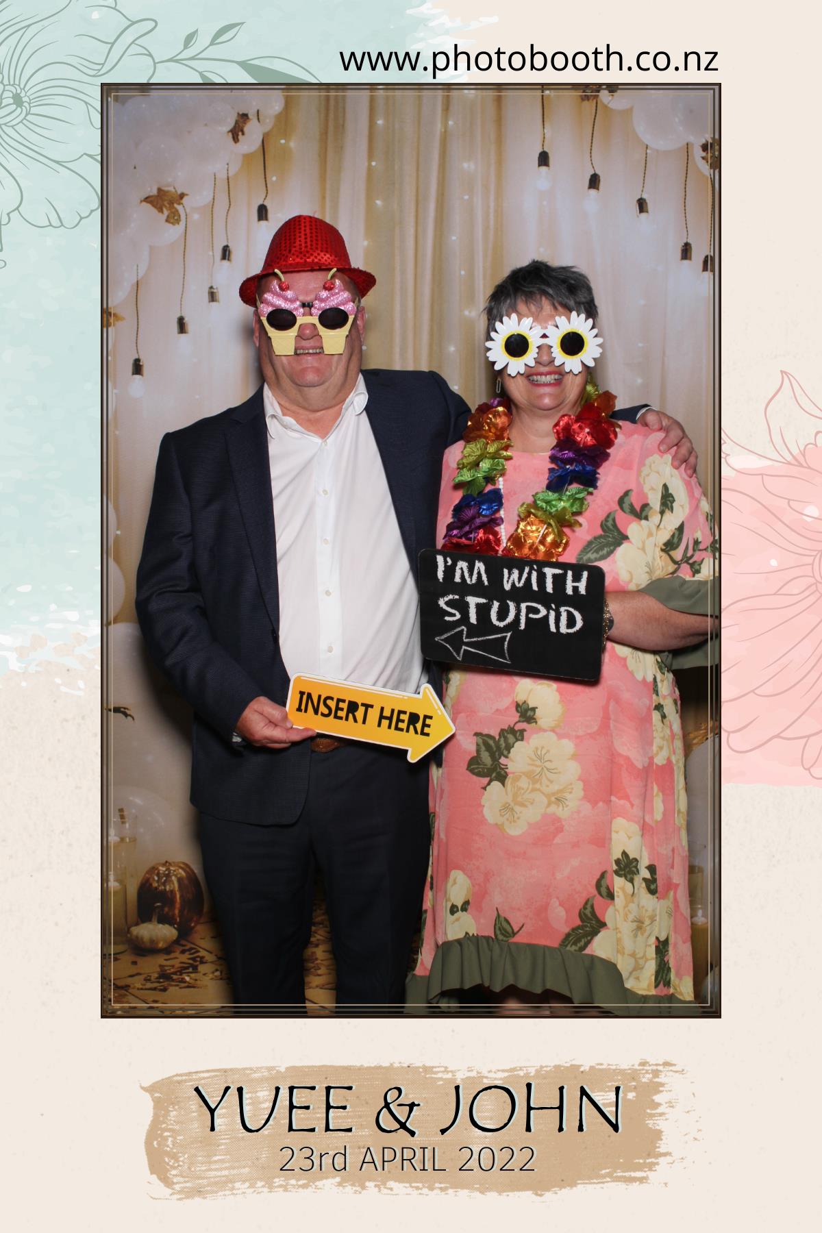 Yuee & John's Wedding | View more photos from the event at gallery.photobooth.co.nz/u/SelfieCentral/Yuee-Johns-Wedding