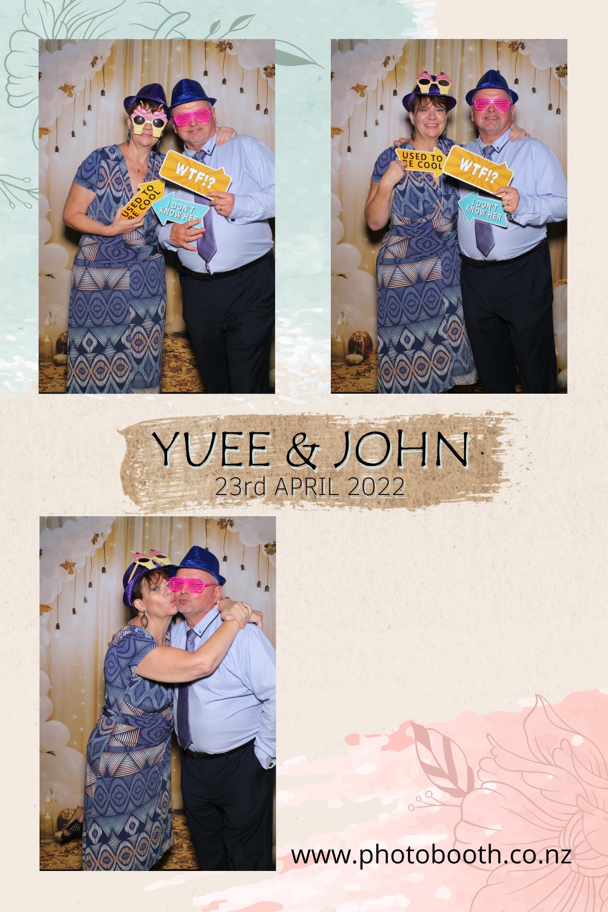 Yuee & John's Wedding | View more photos from the event at gallery.photobooth.co.nz/u/SelfieCentral/Yuee-Johns-Wedding