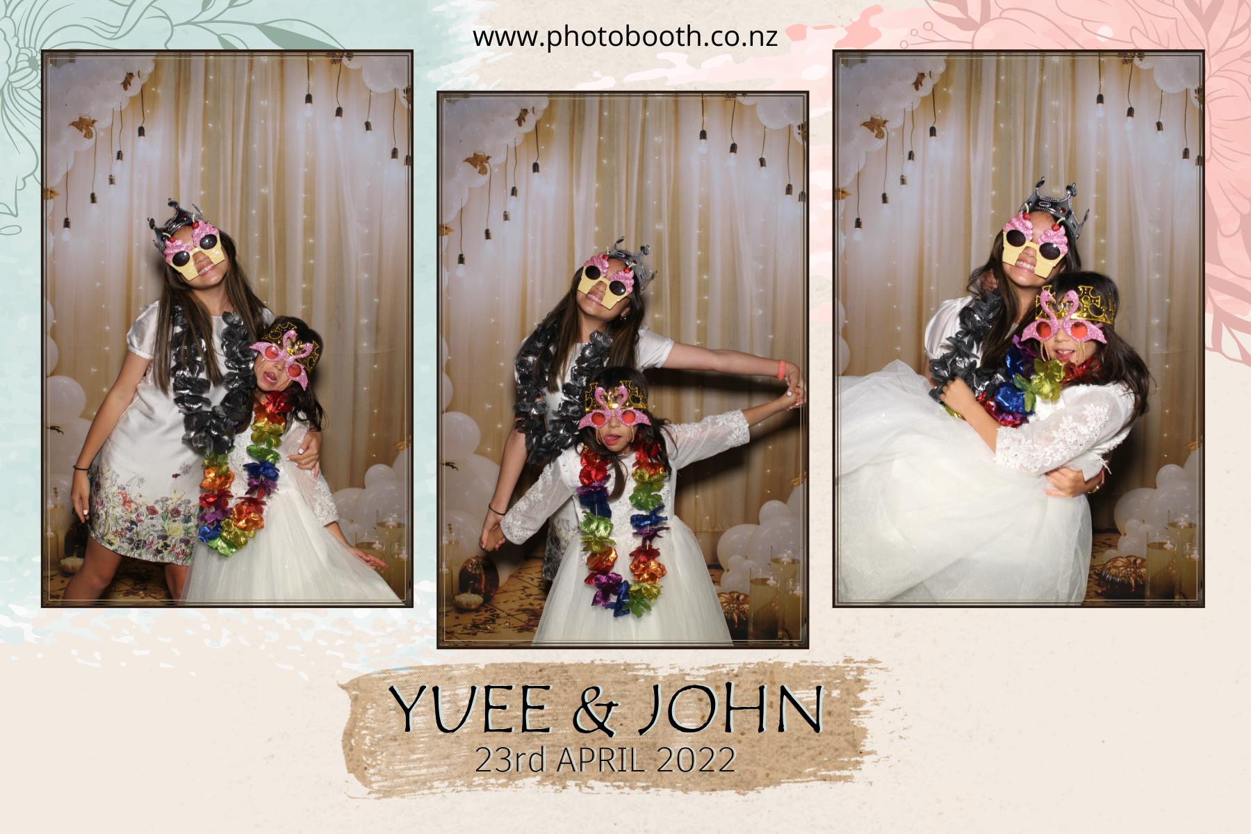 Yuee & John's Wedding | View more photos from the event at gallery.photobooth.co.nz/u/SelfieCentral/Yuee-Johns-Wedding