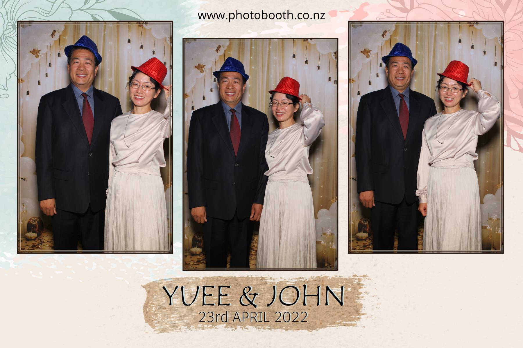 Yuee & John's Wedding | View more photos from the event at gallery.photobooth.co.nz/u/SelfieCentral/Yuee-Johns-Wedding