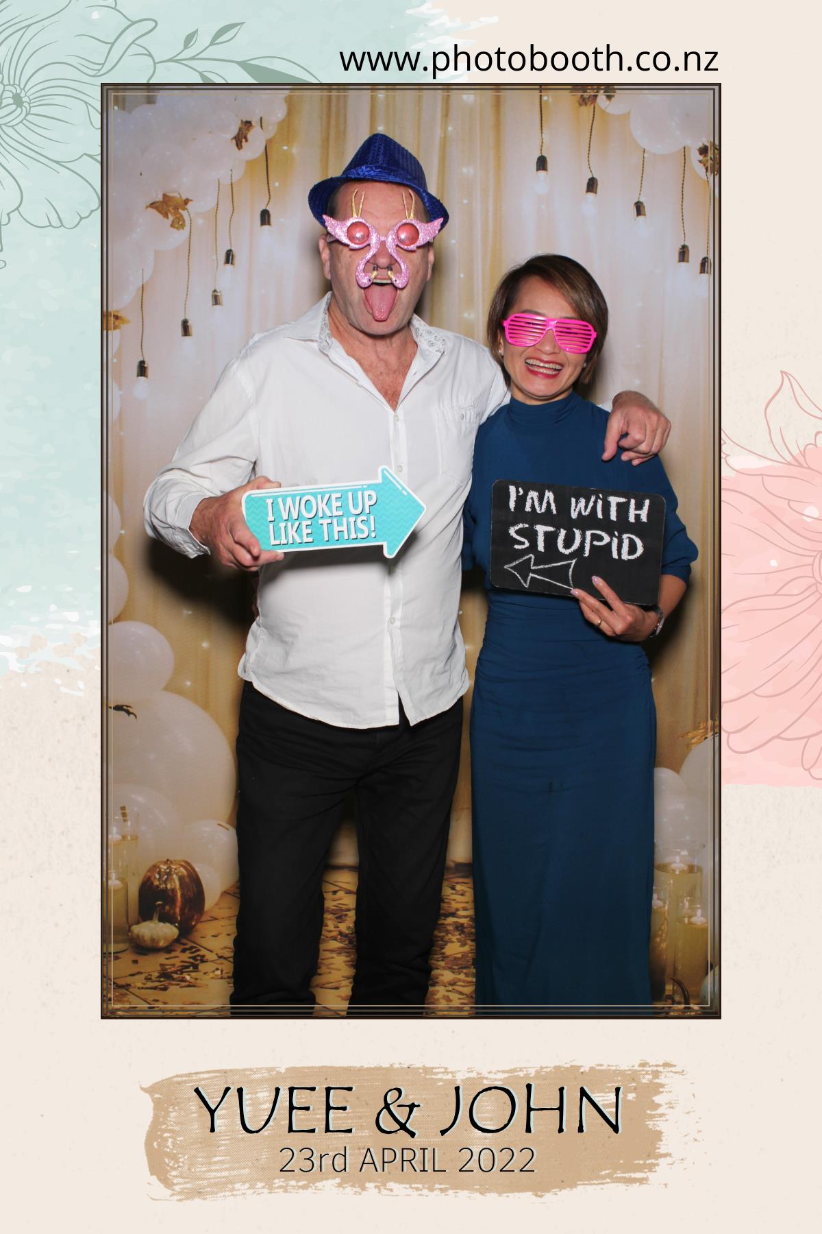 Yuee & John's Wedding | View more photos from the event at gallery.photobooth.co.nz/u/SelfieCentral/Yuee-Johns-Wedding