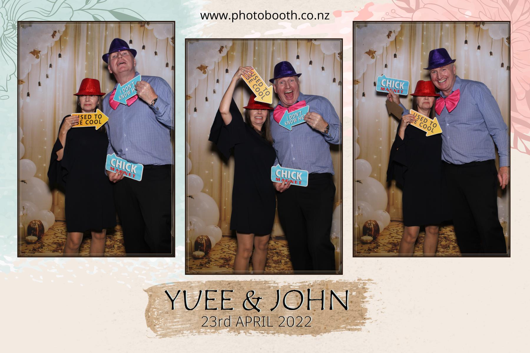 Yuee & John's Wedding | View more photos from the event at gallery.photobooth.co.nz/u/SelfieCentral/Yuee-Johns-Wedding