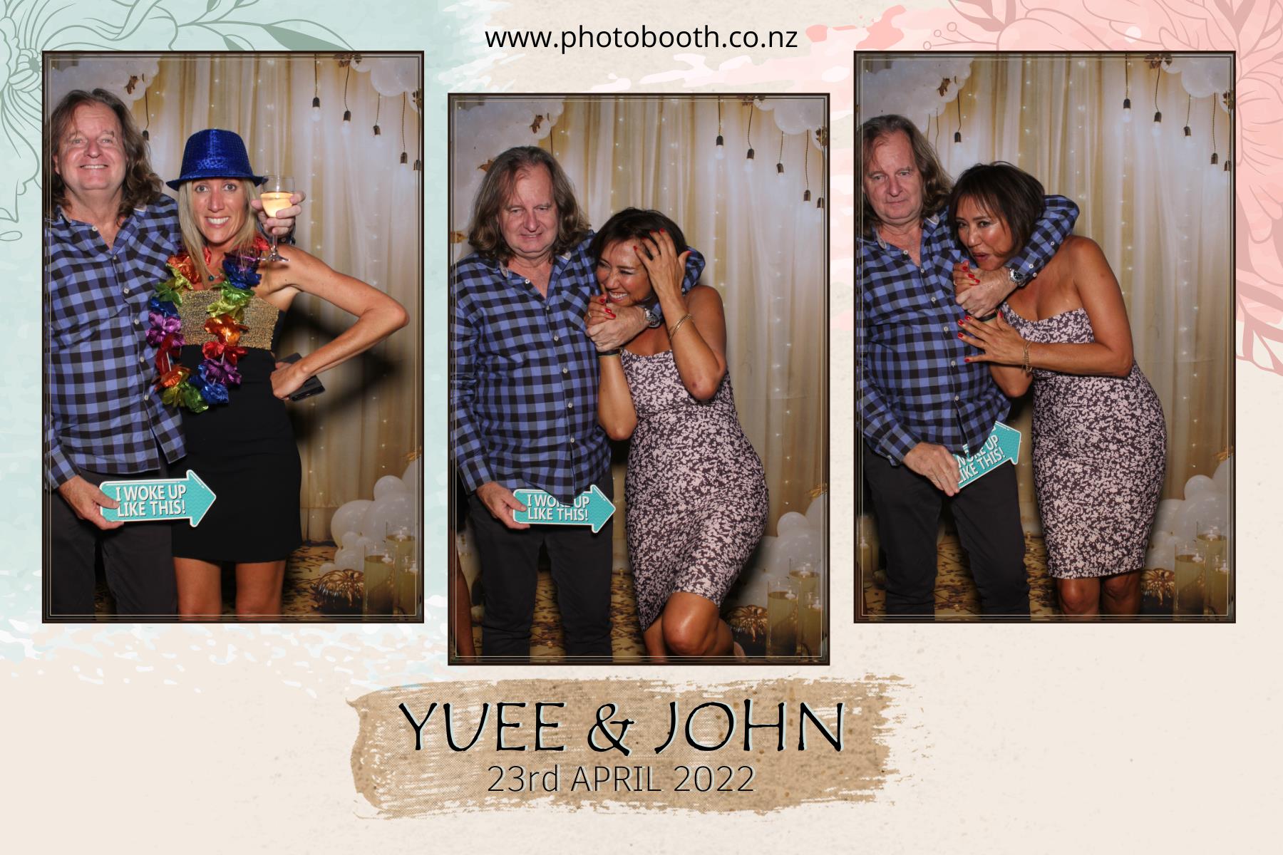 Yuee & John's Wedding | View more photos from the event at gallery.photobooth.co.nz/u/SelfieCentral/Yuee-Johns-Wedding
