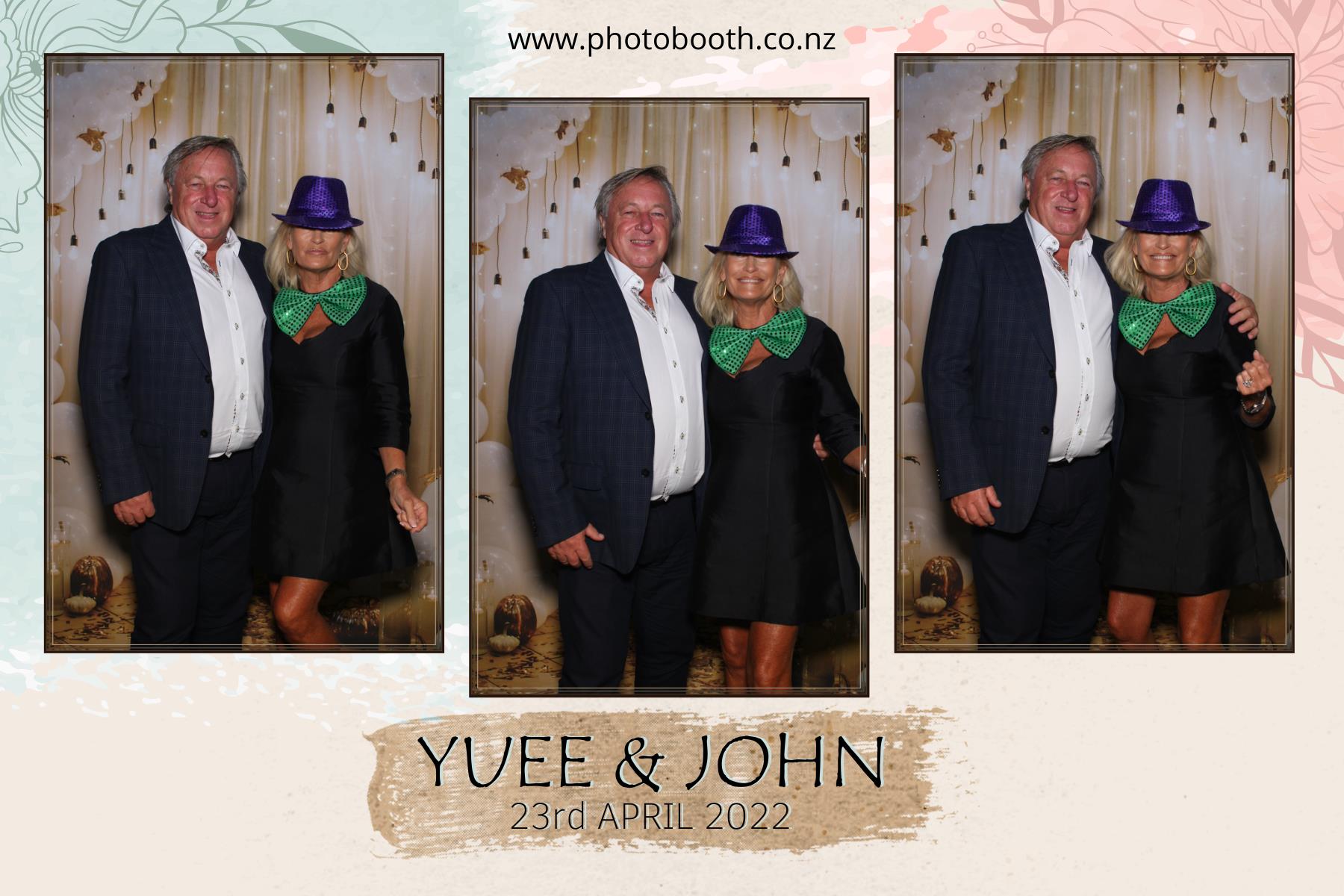 Yuee & John's Wedding | View more photos from the event at gallery.photobooth.co.nz/u/SelfieCentral/Yuee-Johns-Wedding