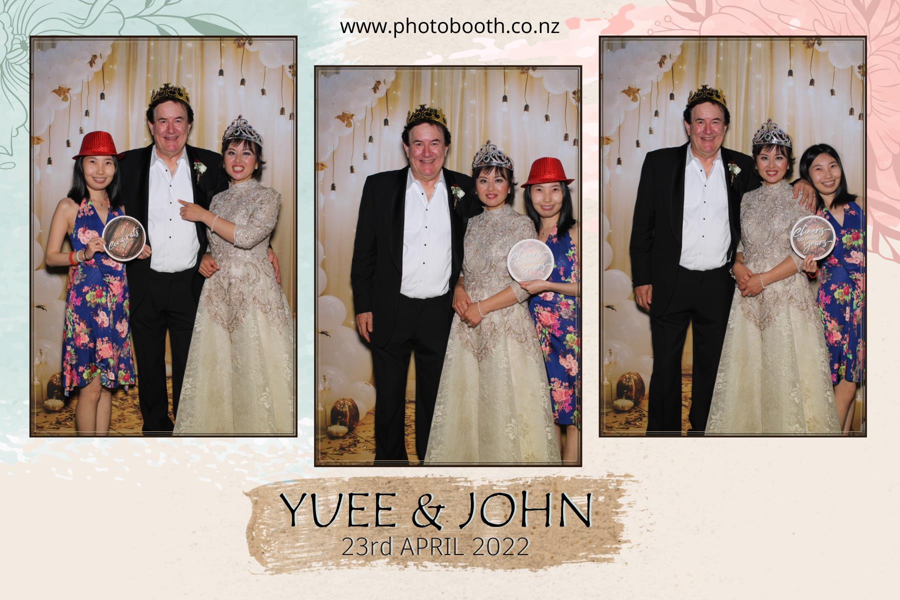 Yuee & John's Wedding | View more photos from the event at gallery.photobooth.co.nz/u/SelfieCentral/Yuee-Johns-Wedding