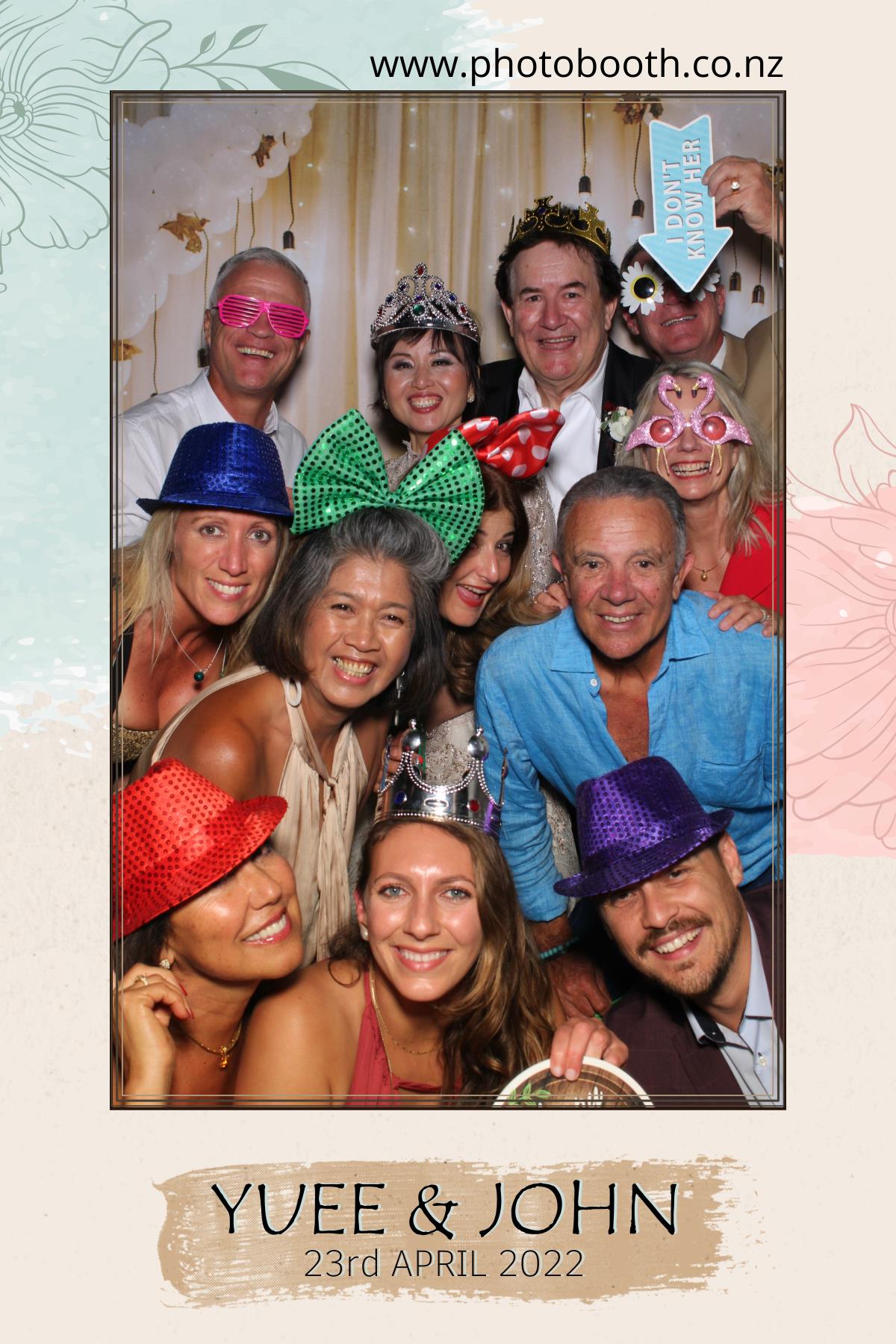 Yuee & John's Wedding | View more photos from the event at gallery.photobooth.co.nz/u/SelfieCentral/Yuee-Johns-Wedding