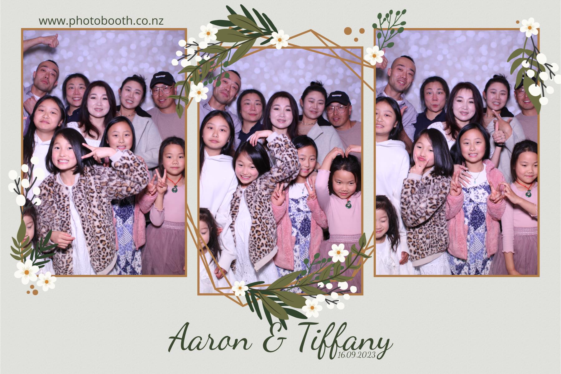 Aaron & Tiffany's Wedding | View more photos from the event at gallery.photobooth.co.nz/u/SelfieCentral/Aaron-Tiffanys-Wedding