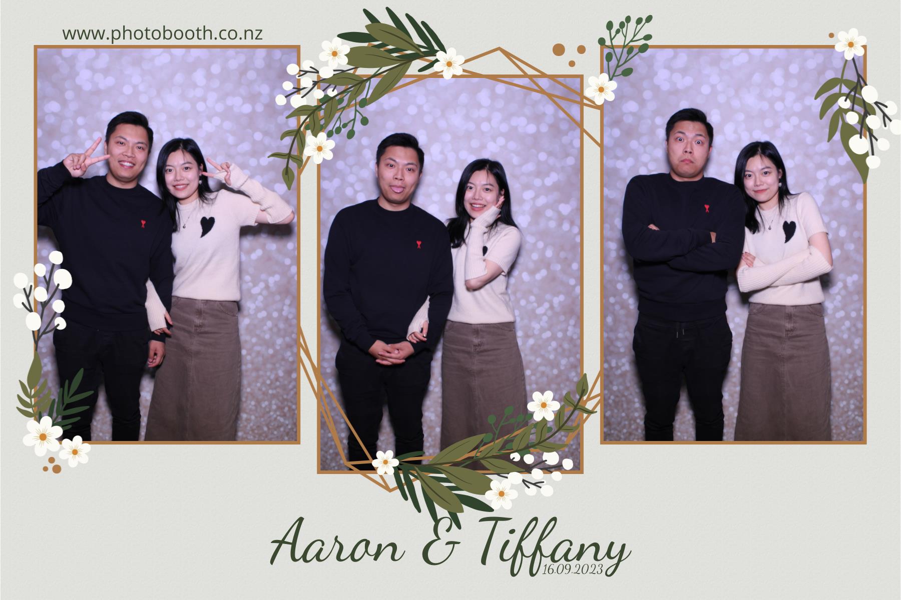 Aaron & Tiffany's Wedding | View more photos from the event at gallery.photobooth.co.nz/u/SelfieCentral/Aaron-Tiffanys-Wedding
