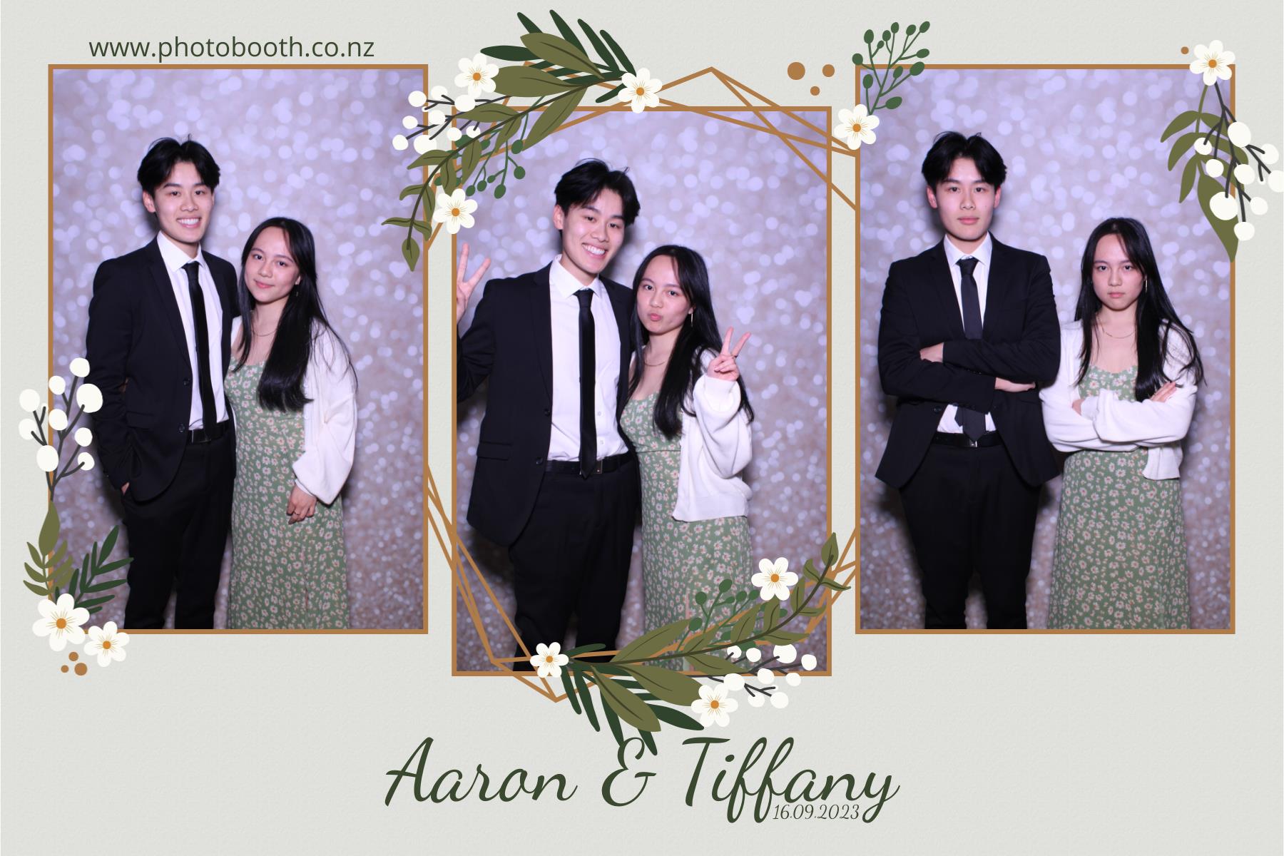 Aaron & Tiffany's Wedding | View more photos from the event at gallery.photobooth.co.nz/u/SelfieCentral/Aaron-Tiffanys-Wedding
