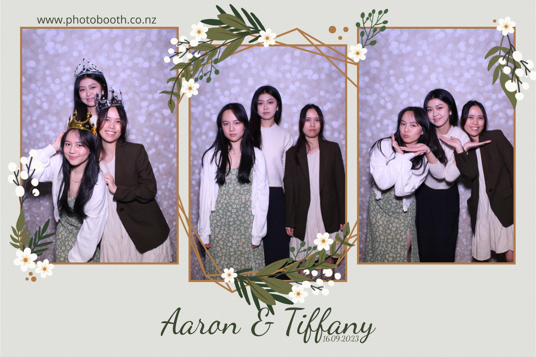 Aaron & Tiffany's Wedding | View more photos from the event at gallery.photobooth.co.nz/u/SelfieCentral/Aaron-Tiffanys-Wedding