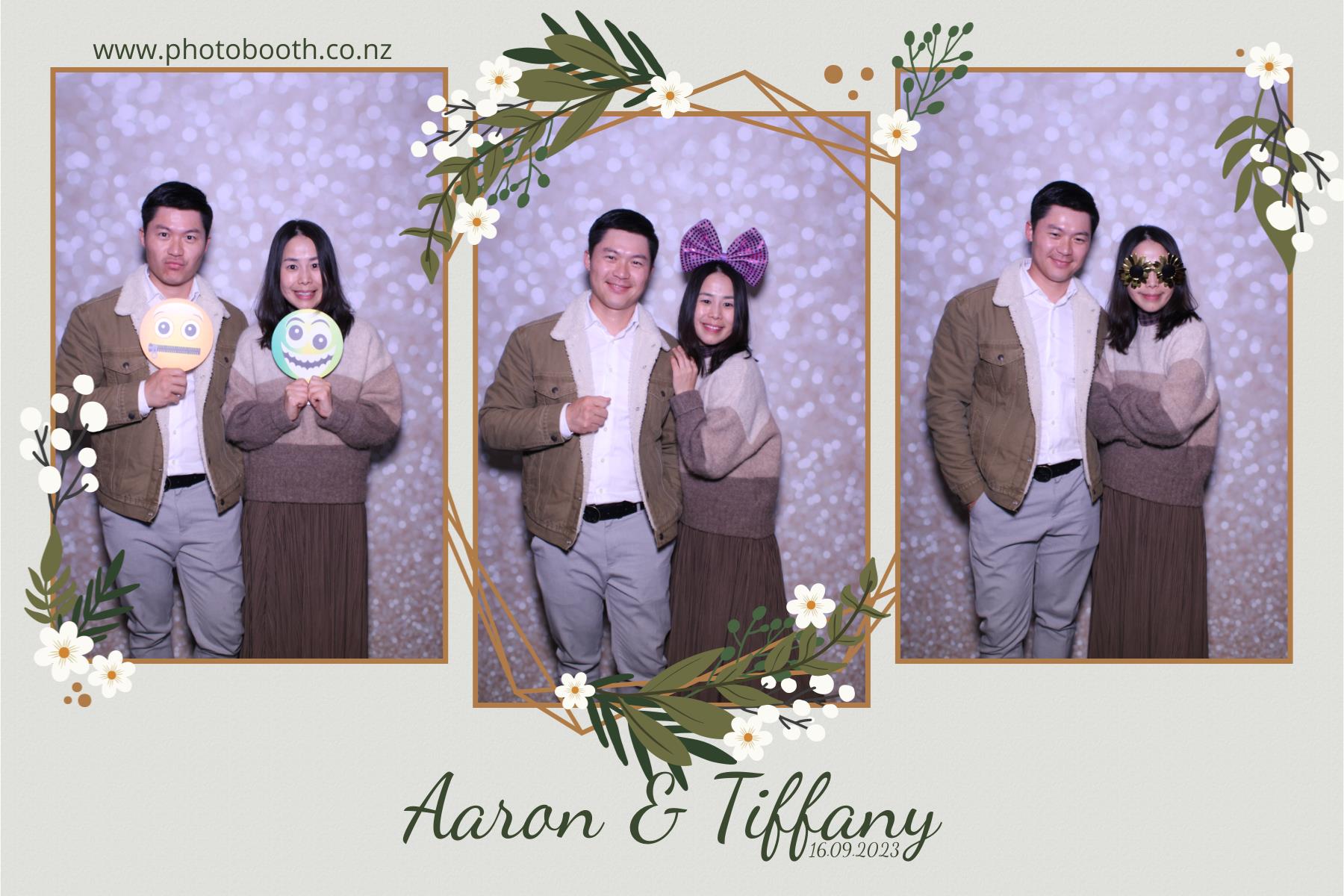 Aaron & Tiffany's Wedding | View more photos from the event at gallery.photobooth.co.nz/u/SelfieCentral/Aaron-Tiffanys-Wedding