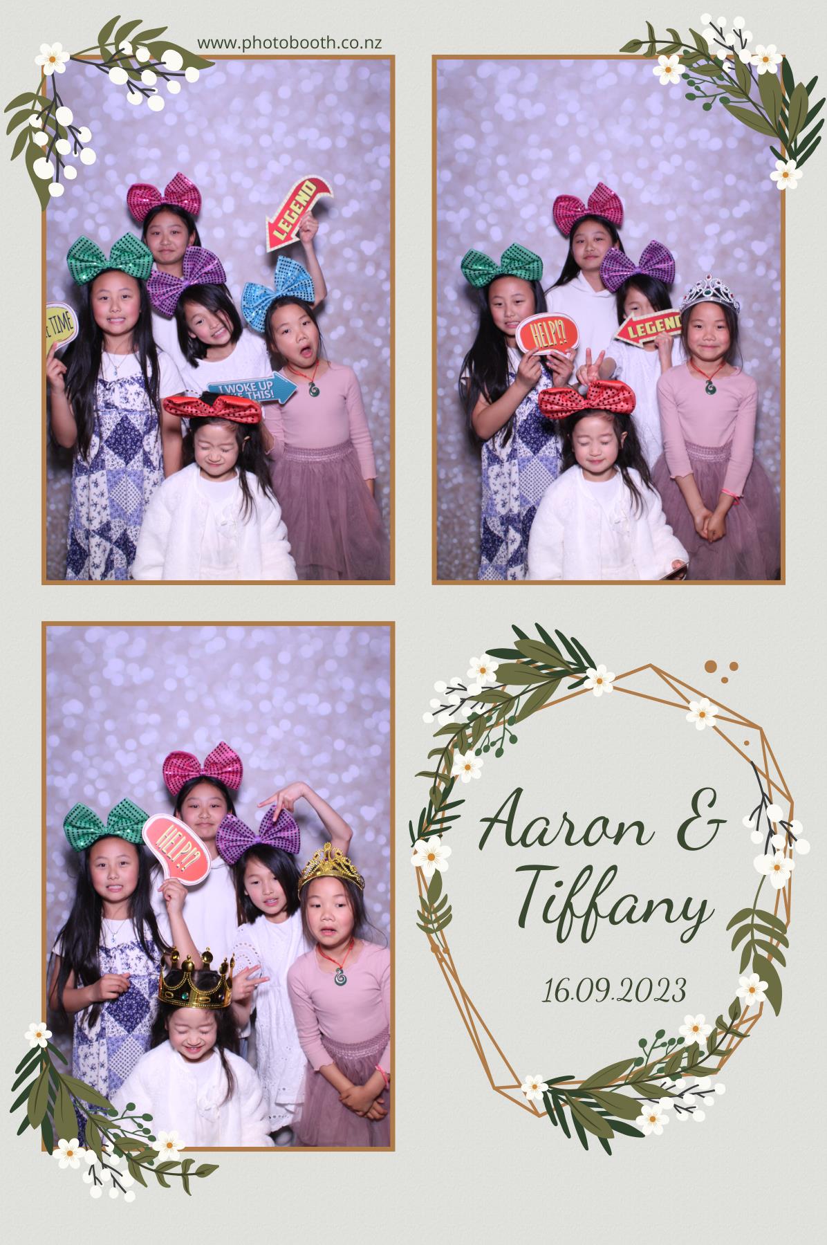 Aaron & Tiffany's Wedding | View more photos from the event at gallery.photobooth.co.nz/u/SelfieCentral/Aaron-Tiffanys-Wedding