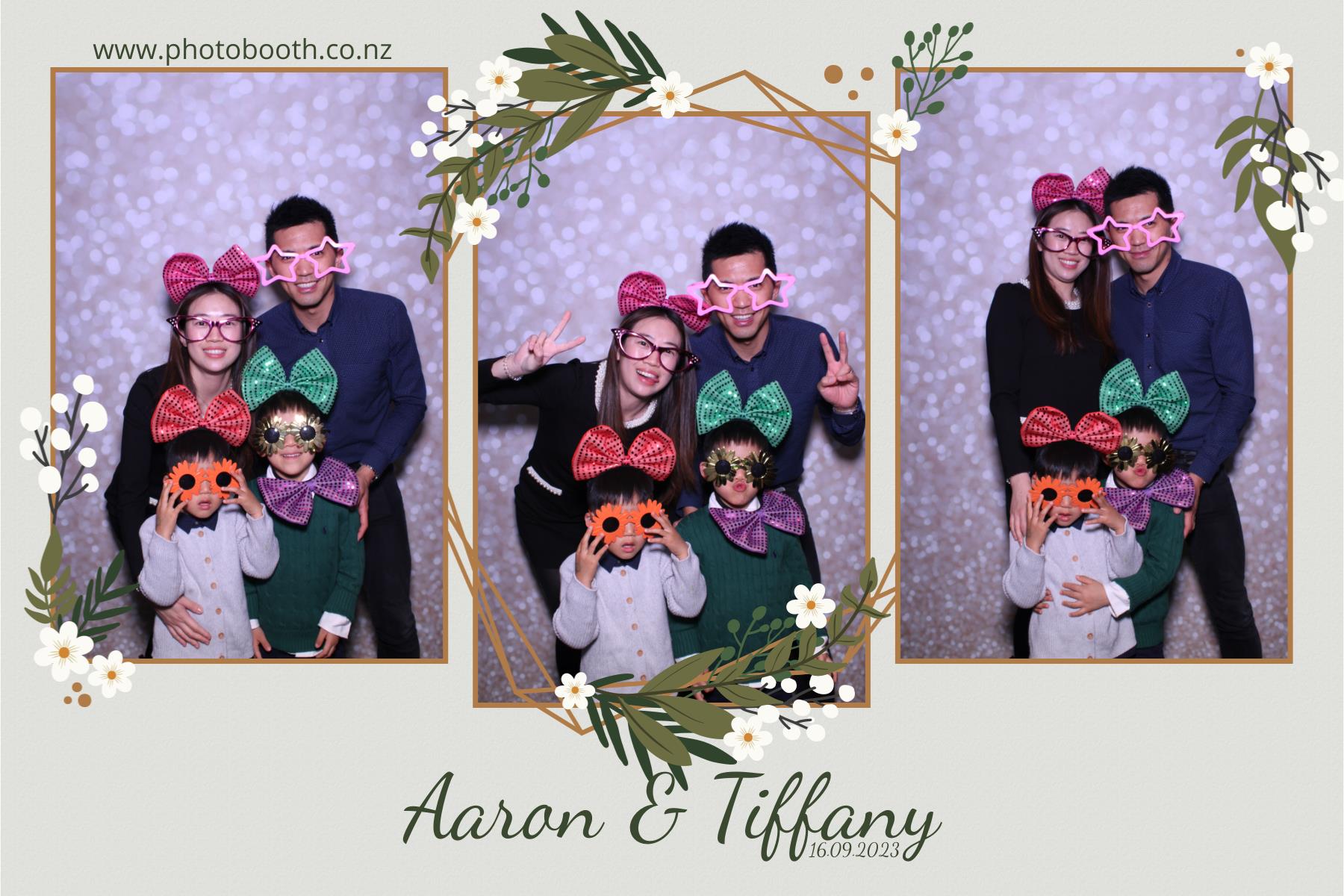 Aaron & Tiffany's Wedding | View more photos from the event at gallery.photobooth.co.nz/u/SelfieCentral/Aaron-Tiffanys-Wedding
