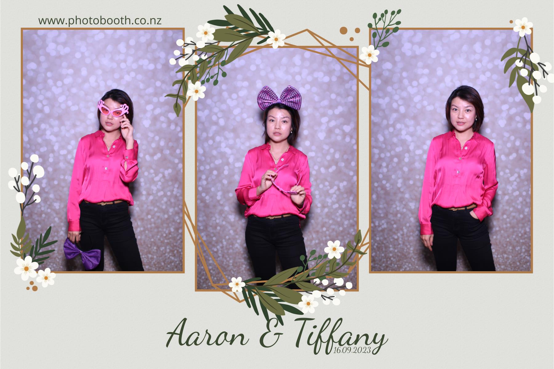 Aaron & Tiffany's Wedding | View more photos from the event at gallery.photobooth.co.nz/u/SelfieCentral/Aaron-Tiffanys-Wedding