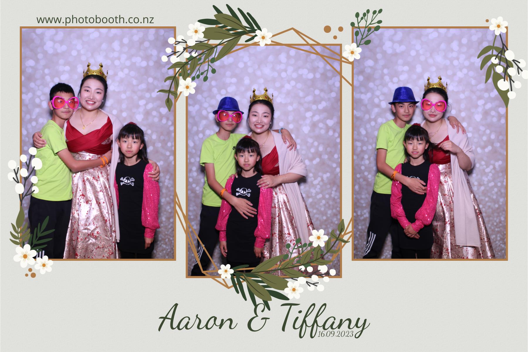 Aaron & Tiffany's Wedding | View more photos from the event at gallery.photobooth.co.nz/u/SelfieCentral/Aaron-Tiffanys-Wedding