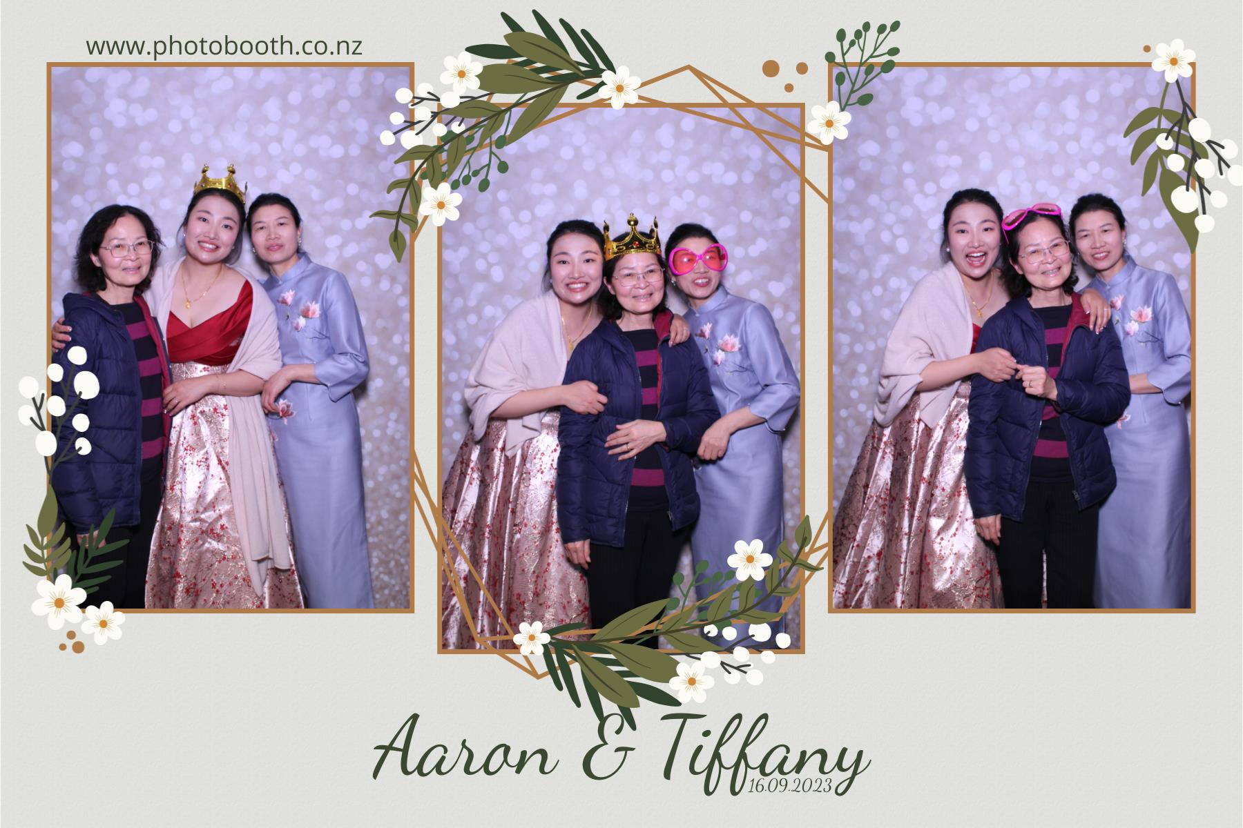 Aaron & Tiffany's Wedding | View more photos from the event at gallery.photobooth.co.nz/u/SelfieCentral/Aaron-Tiffanys-Wedding