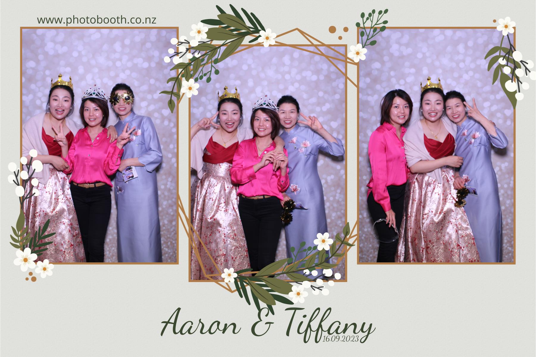 Aaron & Tiffany's Wedding | View more photos from the event at gallery.photobooth.co.nz/u/SelfieCentral/Aaron-Tiffanys-Wedding
