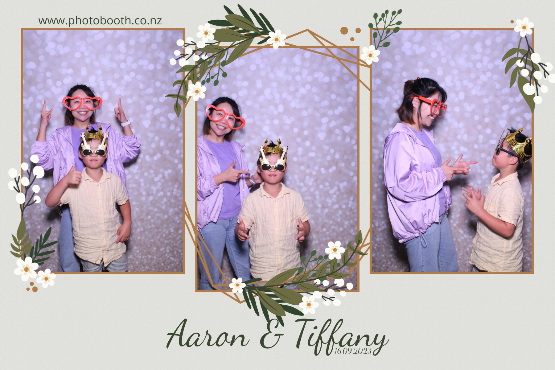 Aaron & Tiffany's Wedding | View more photos from the event at gallery.photobooth.co.nz/u/SelfieCentral/Aaron-Tiffanys-Wedding