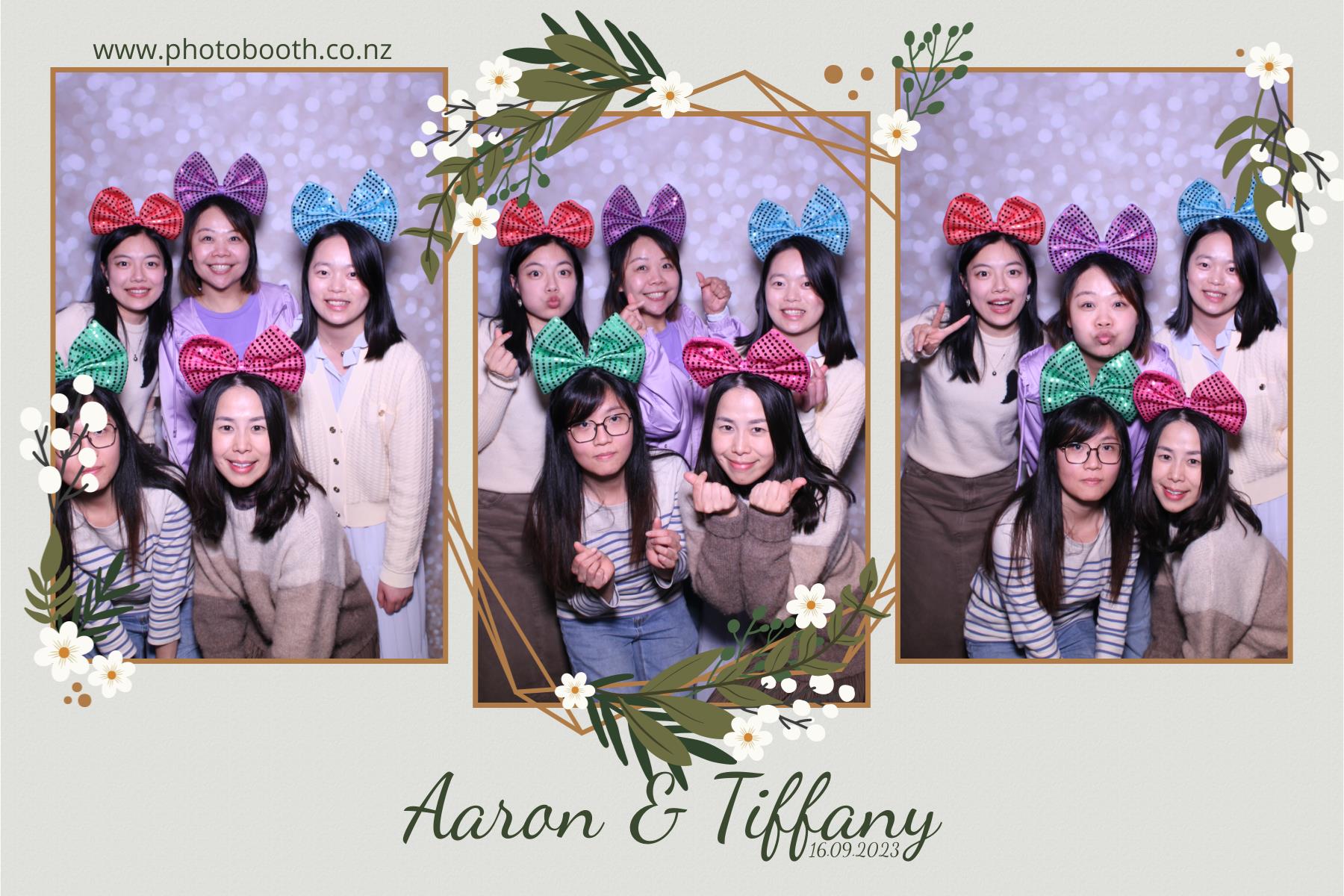 Aaron & Tiffany's Wedding | View more photos from the event at gallery.photobooth.co.nz/u/SelfieCentral/Aaron-Tiffanys-Wedding